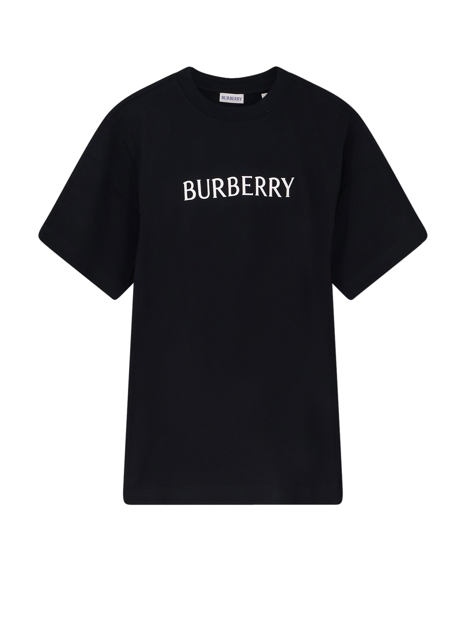 Burberry T-Shirts And Polos Black Cotone Elastan