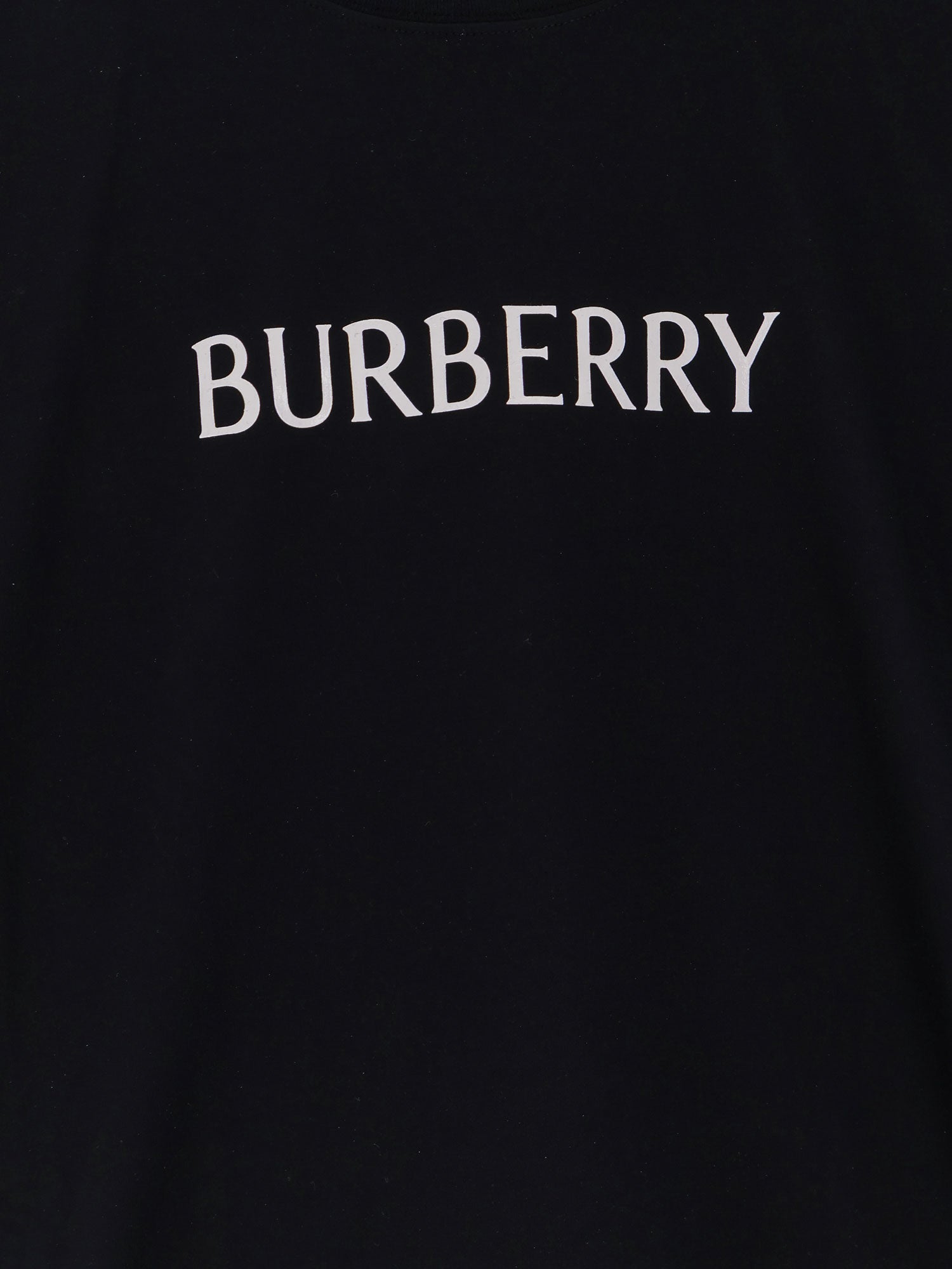 Burberry T-Shirts And Polos Black Cotone Elastan