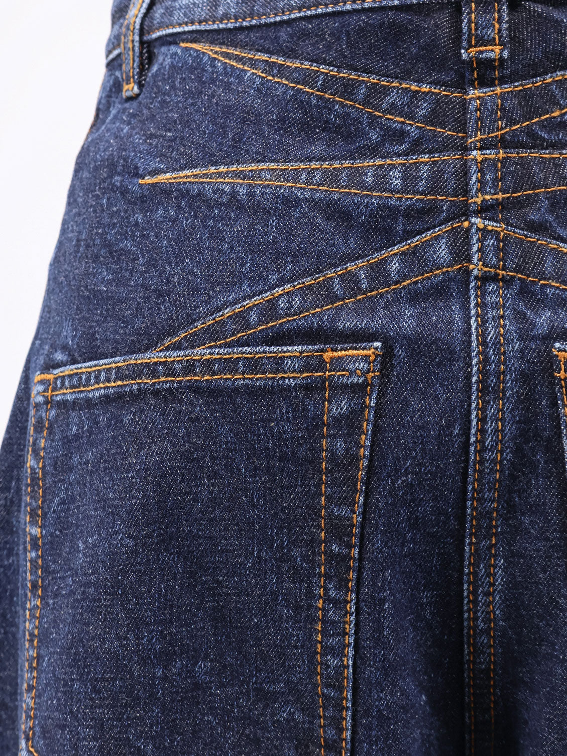 Alaia Jeans Dock Blue Cotone Poliuretano