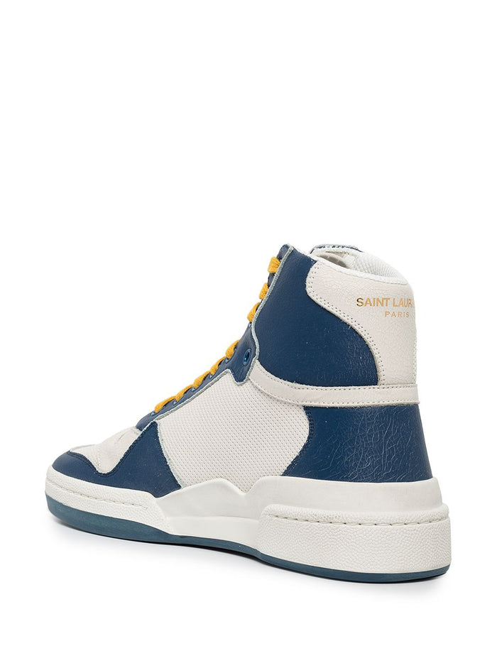 Sl24 High Top Blue Leather | Calzature