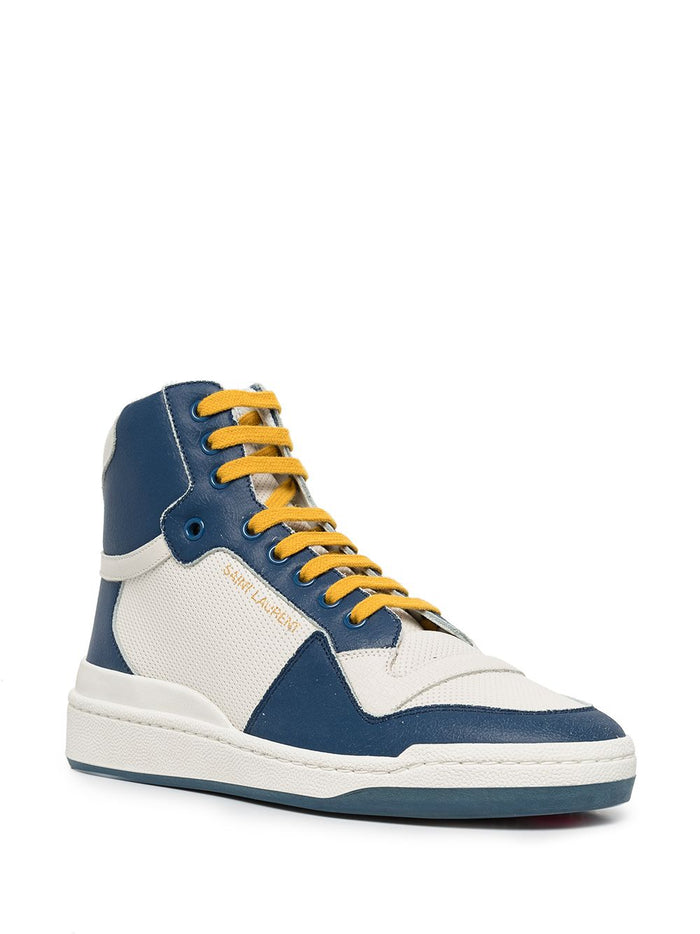 Sl24 High Top Blue Leather | Calzature