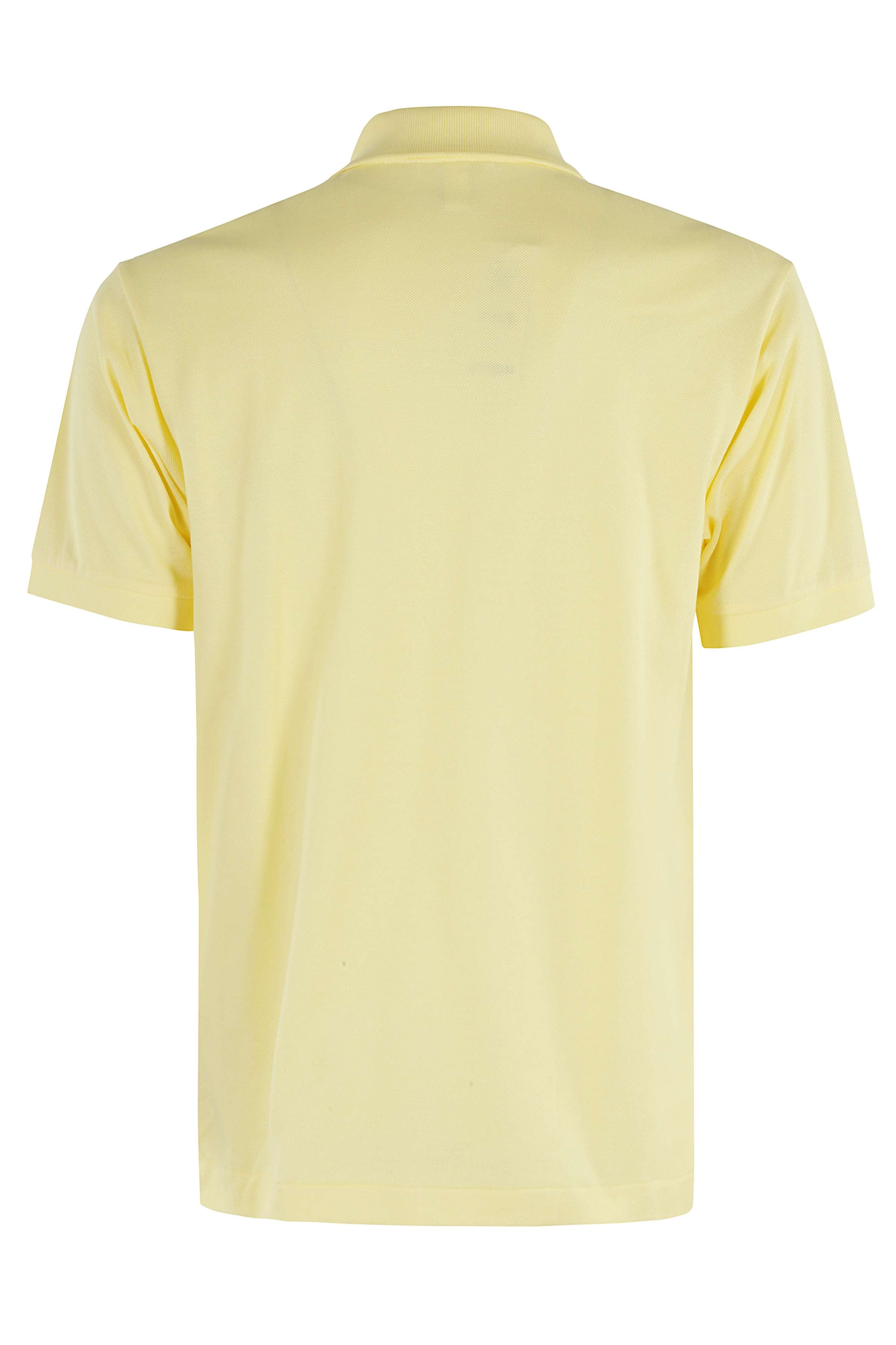 Polo Piquet Yellow & Orange Cotton
