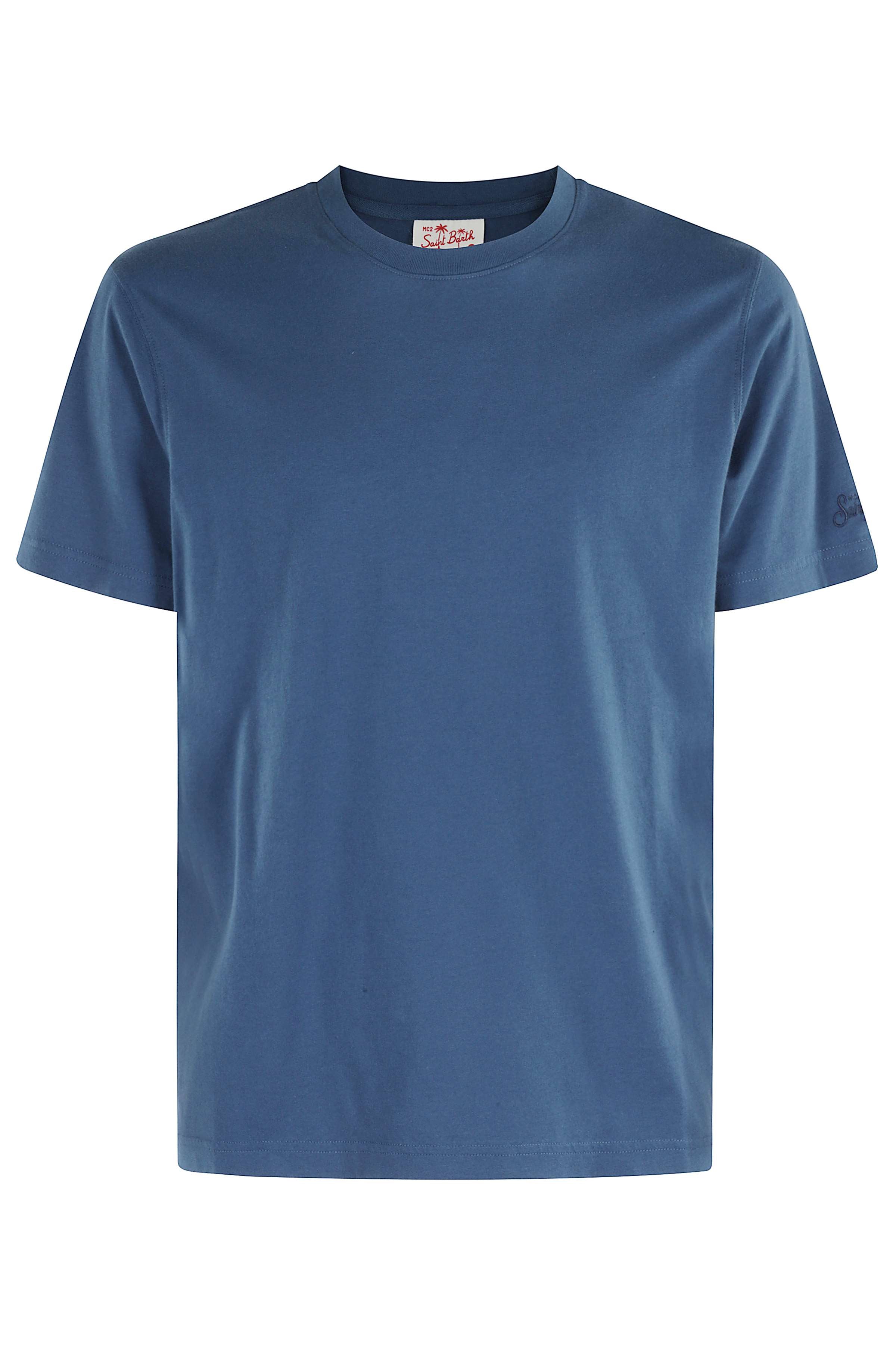 Tshirt Blue Cotone T-shirt