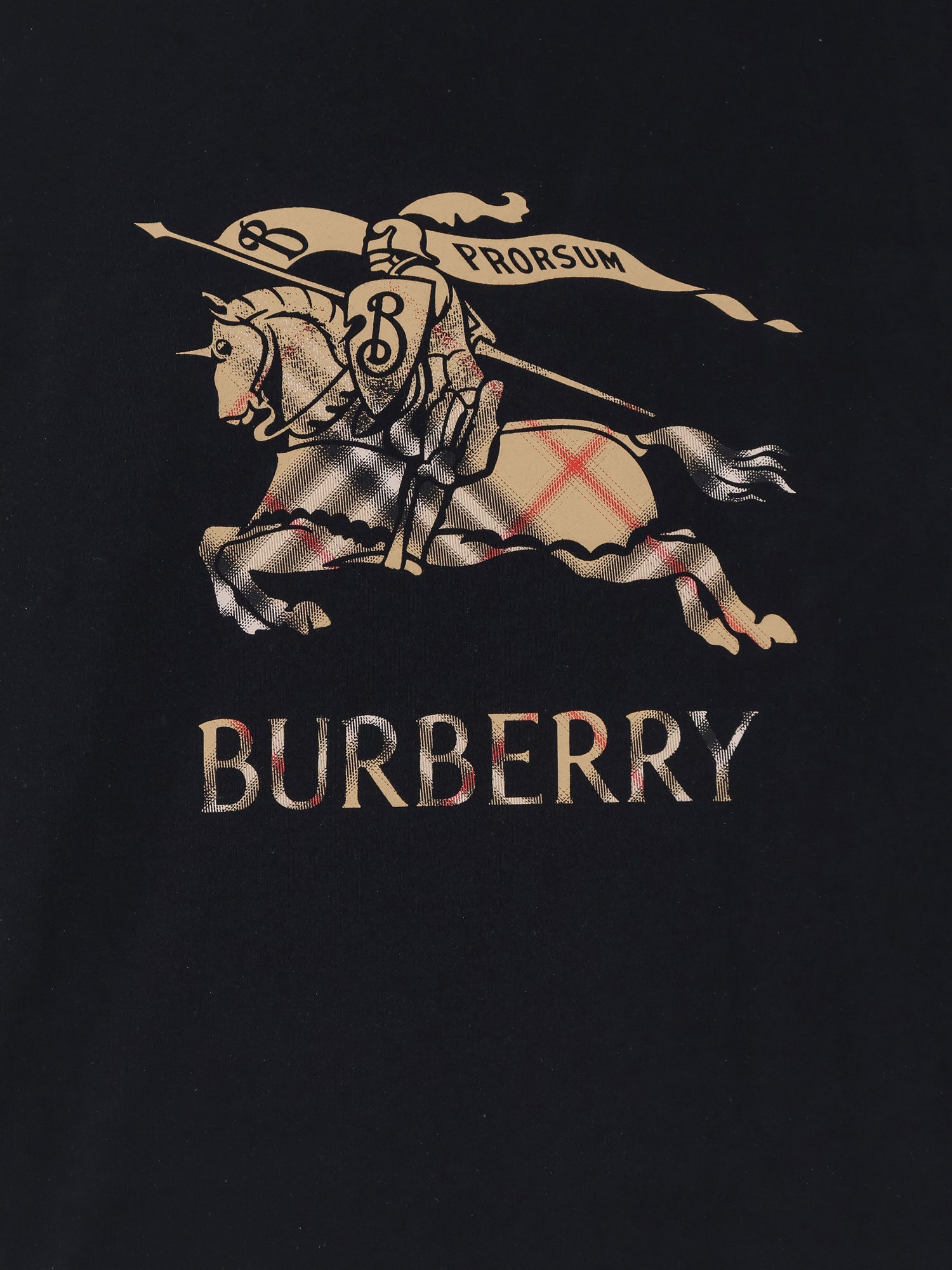 Burberry T-Shirts And Polos Black Cotone