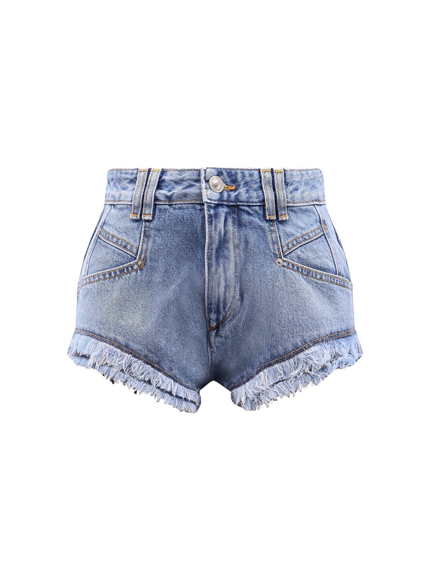 Isabel Marant Shorts Blue Cotone