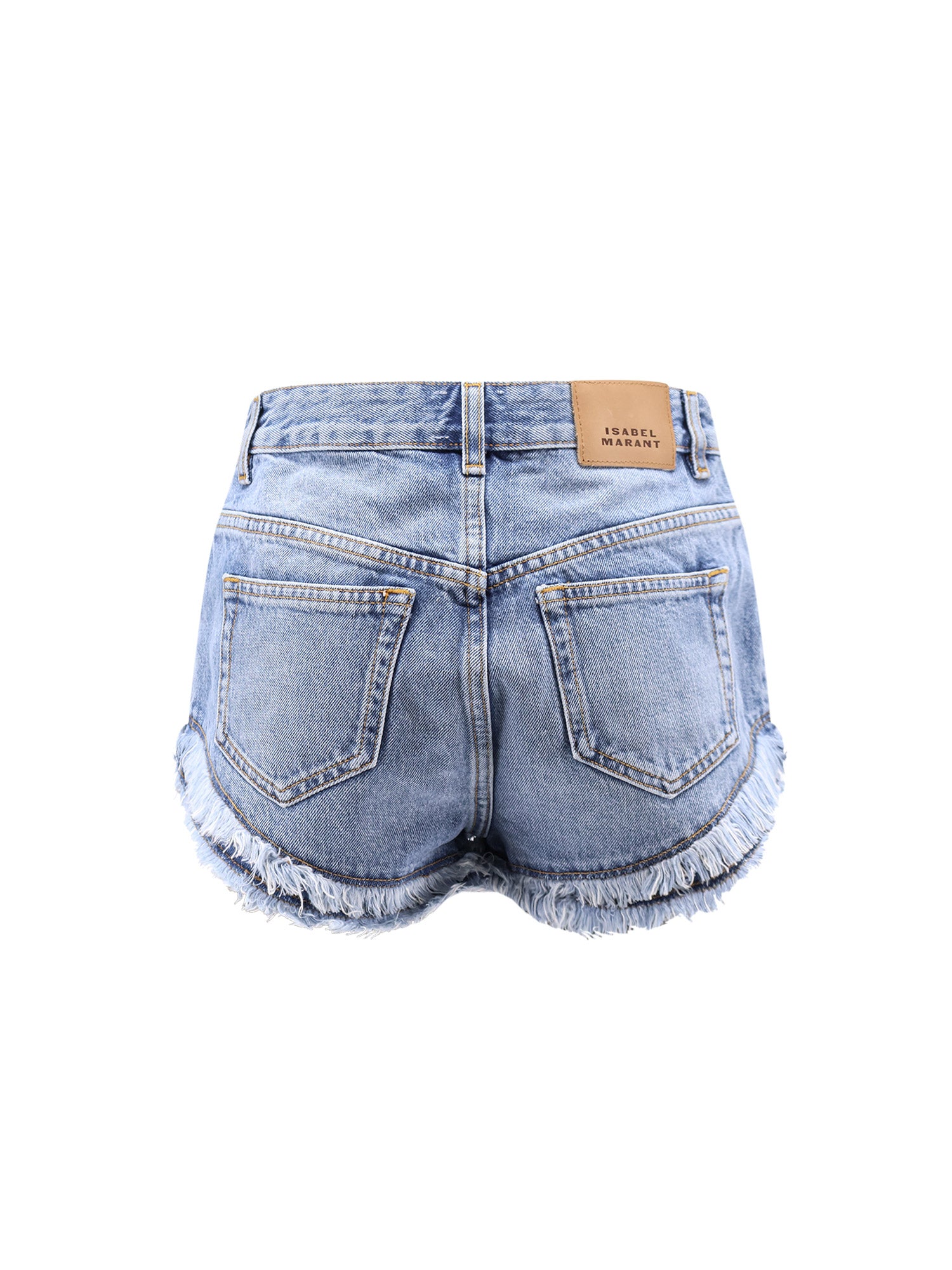 Isabel Marant Shorts Blue Cotone