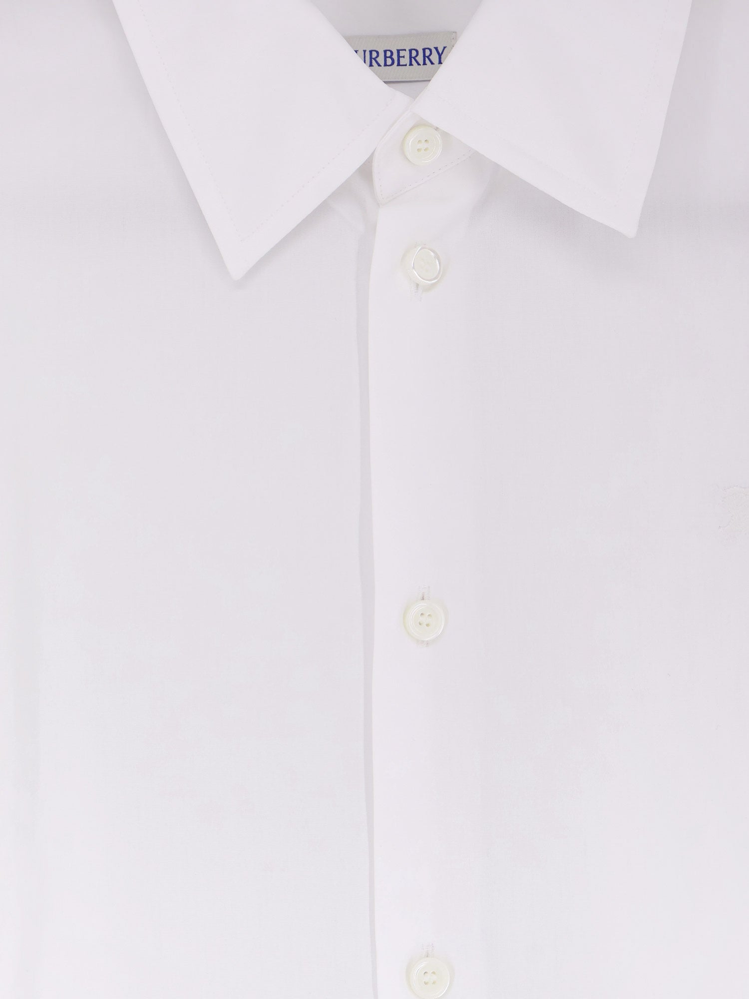 Burberry Shirts Optic White Cotone