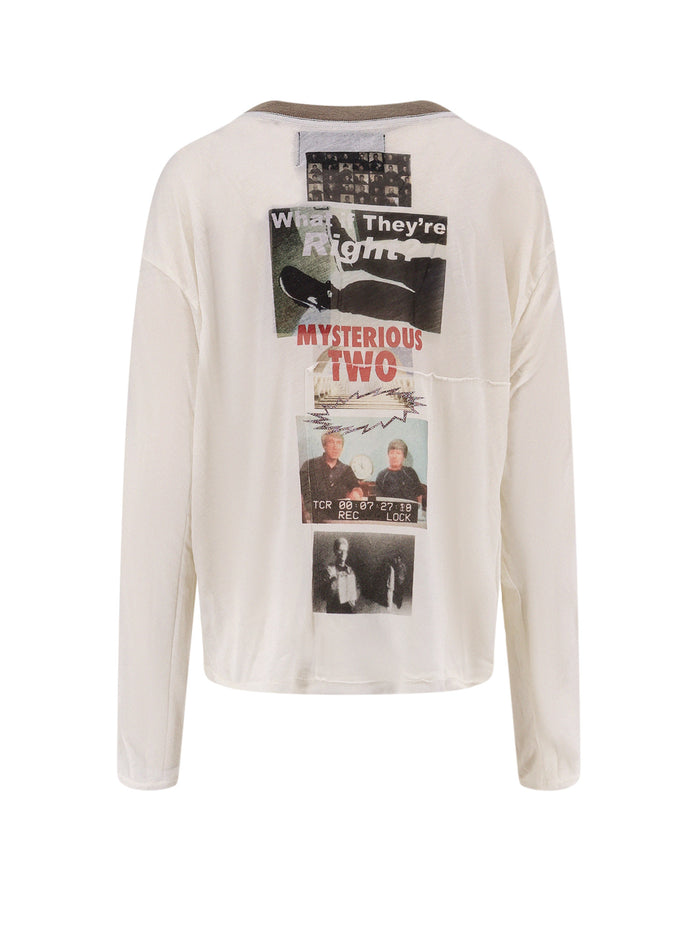 Paly T-Shirts And Polos White Poliestere Cotone