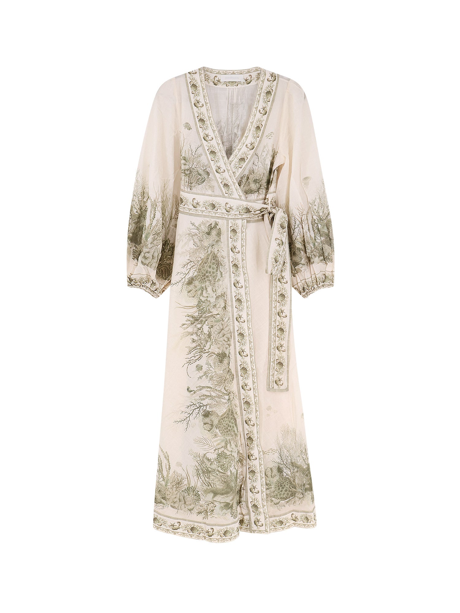 Zimmermann Dresses Khaki Toile Cotone