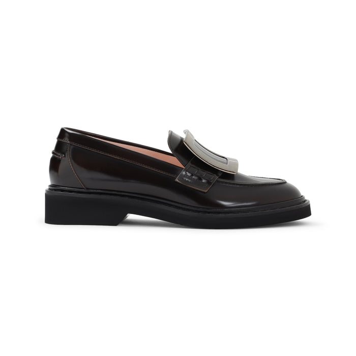 Viv Rangers Met Buc 25 Loafers Brown Leather Rubber Shoe