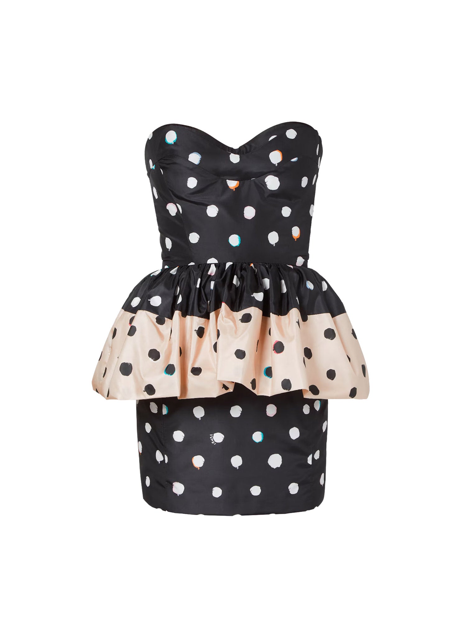 Fendi Dresses Black Seta