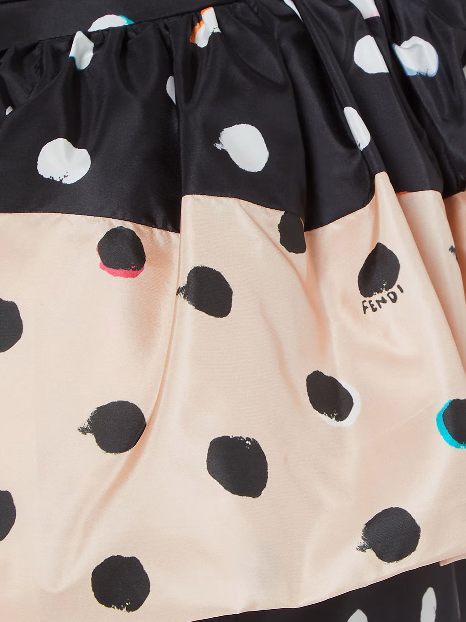 Fendi Dresses Black Seta