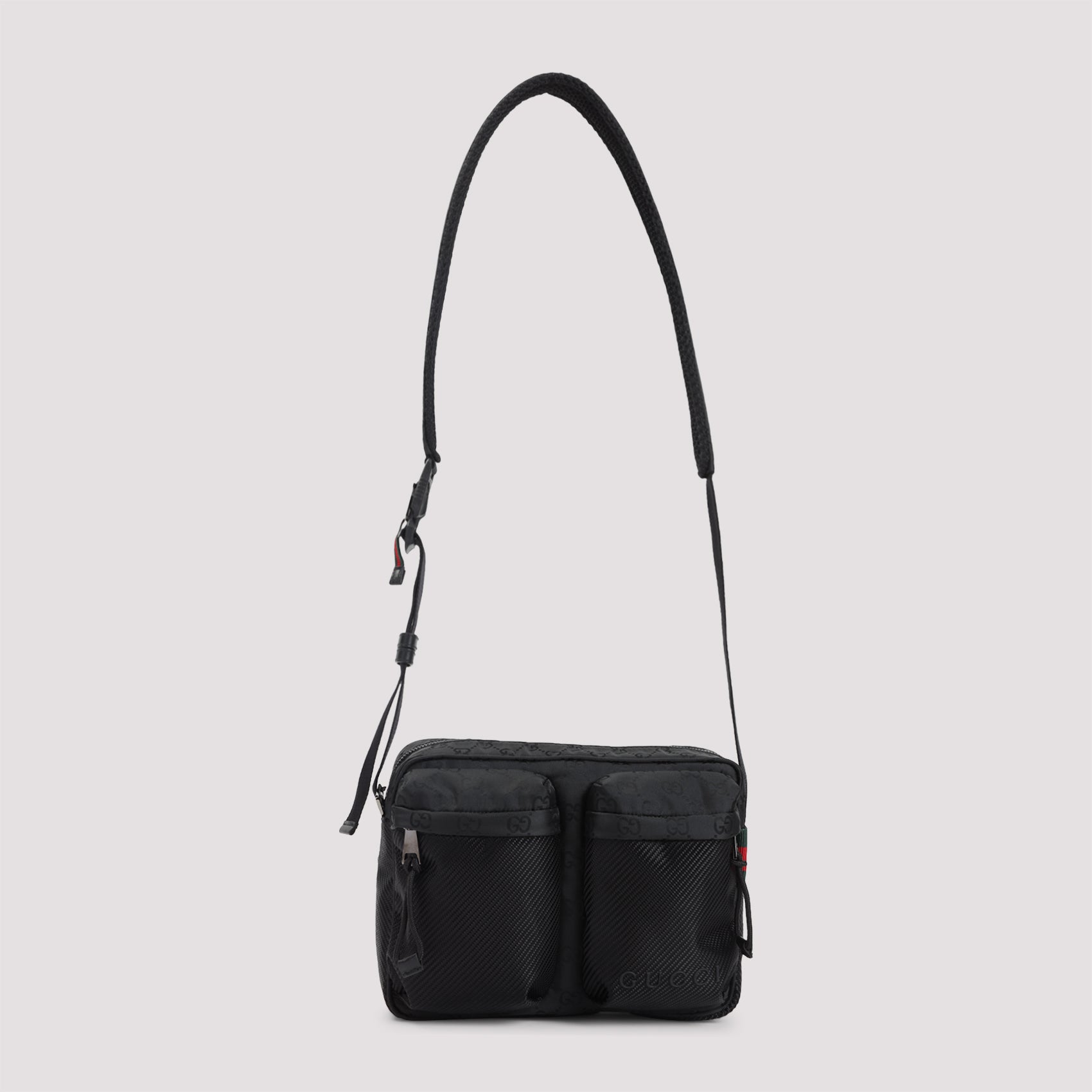Nexus Shoulder Bag Black Polyamide Polyester