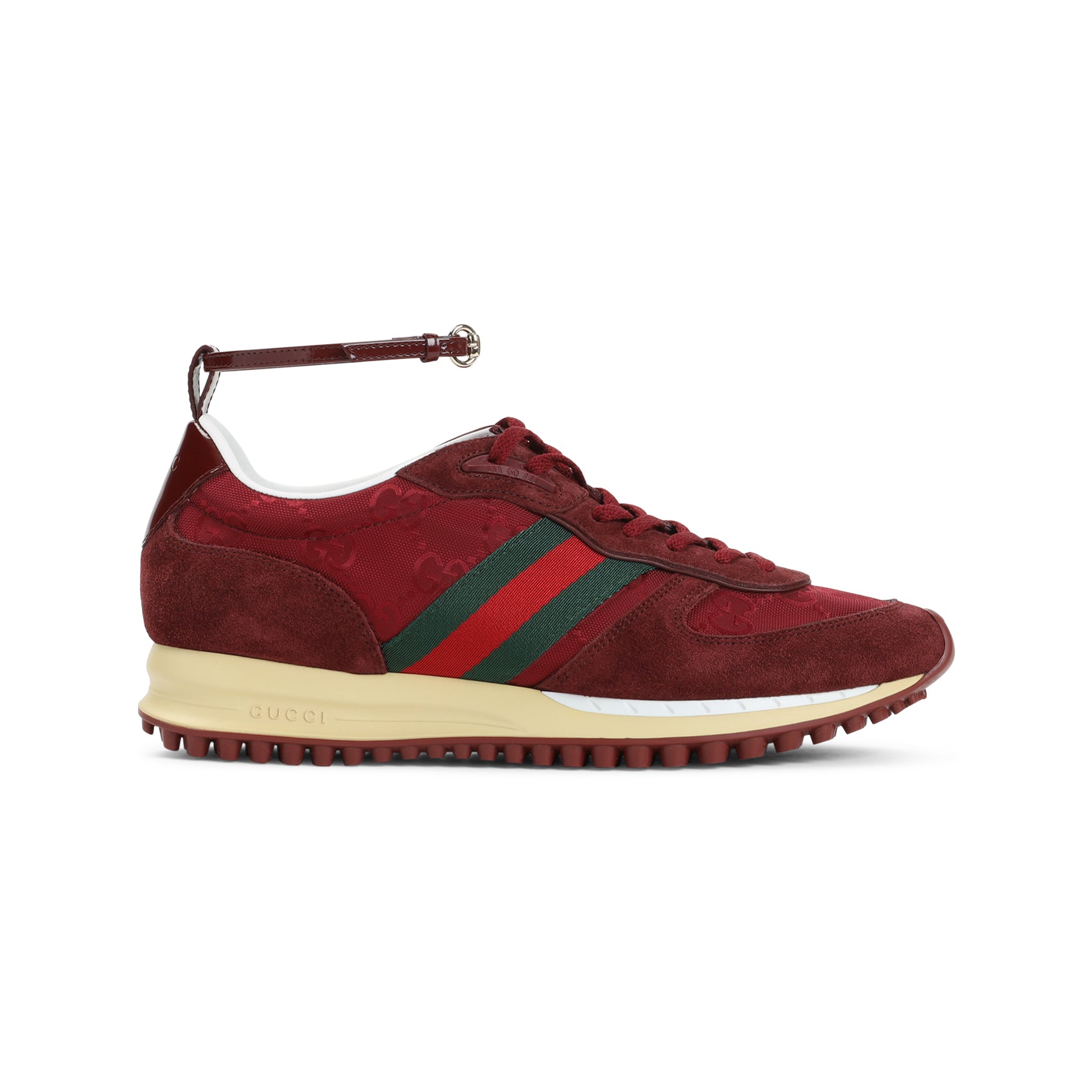 Nora Sneakers Red Leather Rubber Shoe
