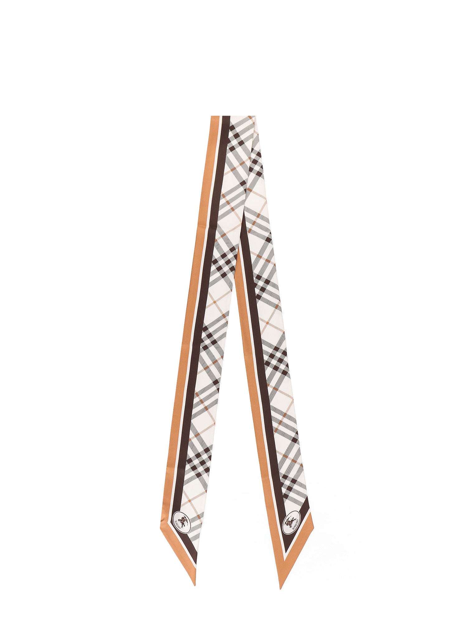 Burberry Scarfs Pebble White Seta