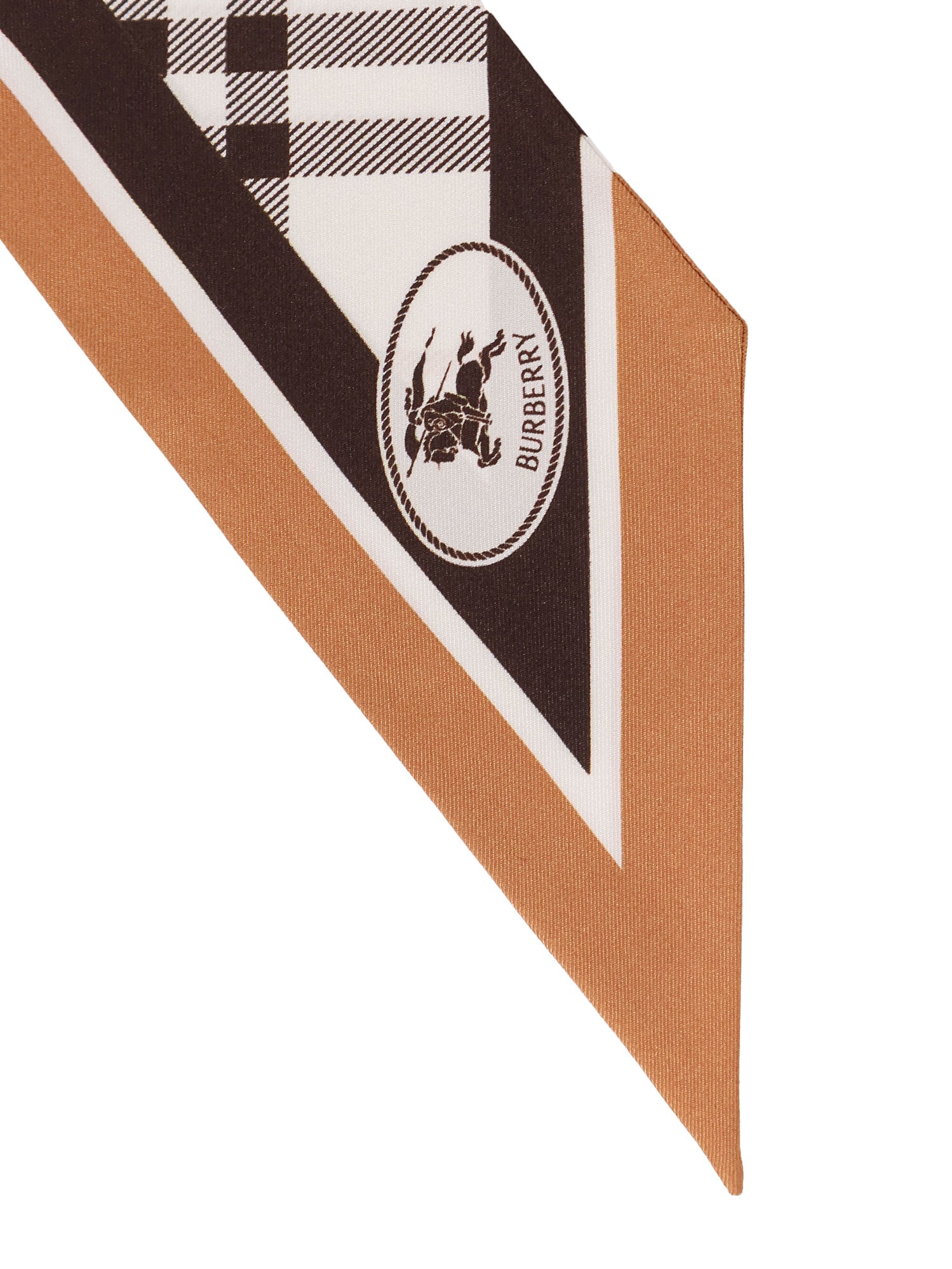 Burberry Scarfs Pebble White Seta