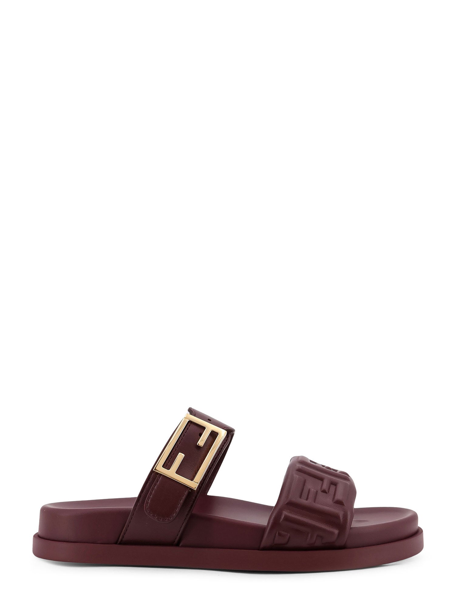 Fendi Sandals Plum Pelle