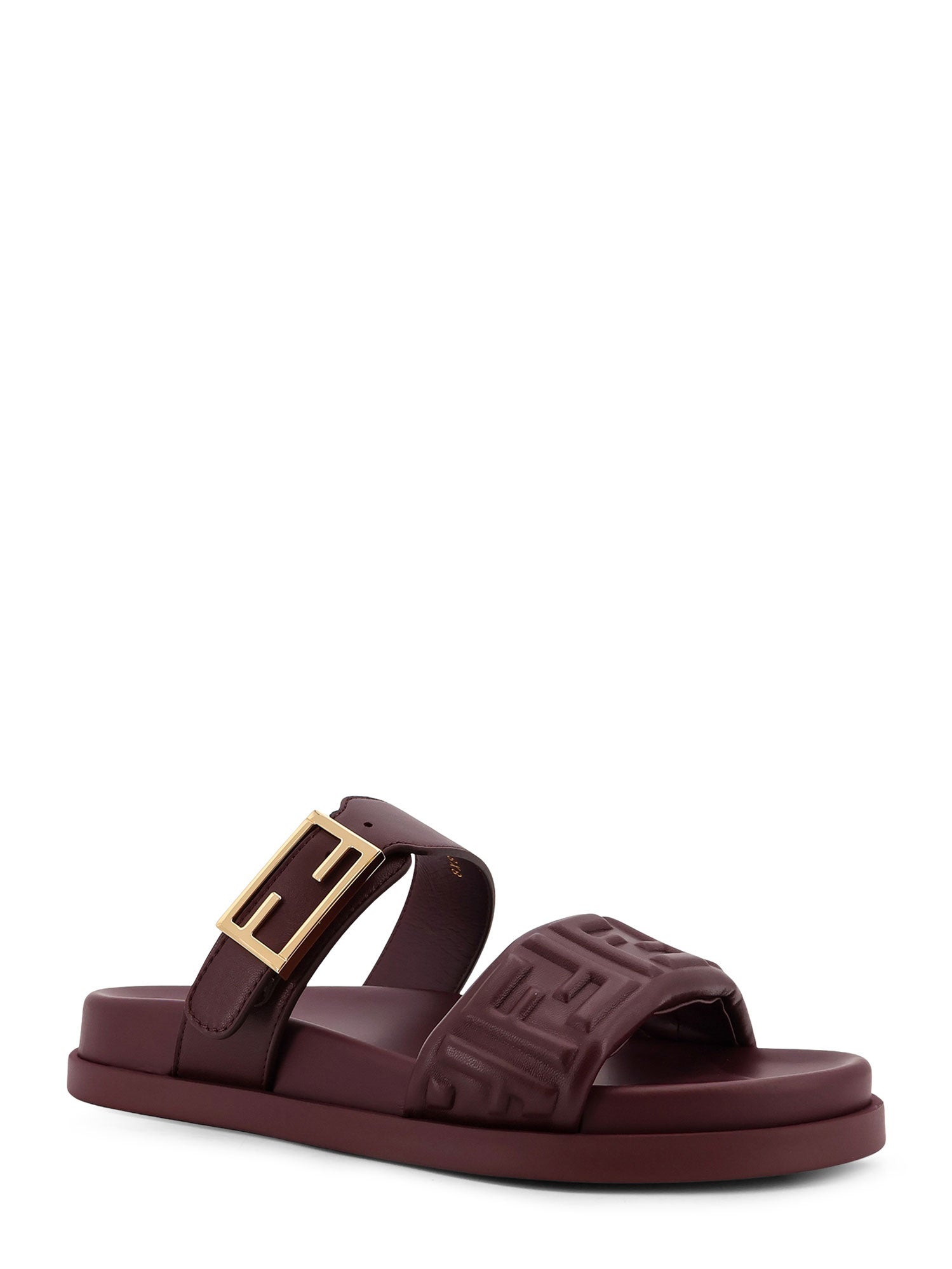 Fendi Sandals Plum Pelle