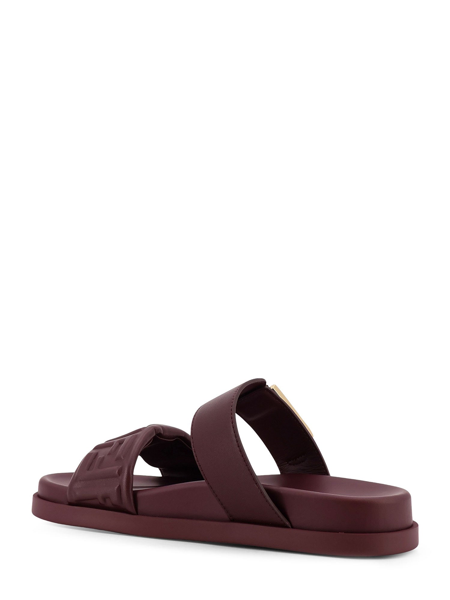 Fendi Sandals Plum Pelle