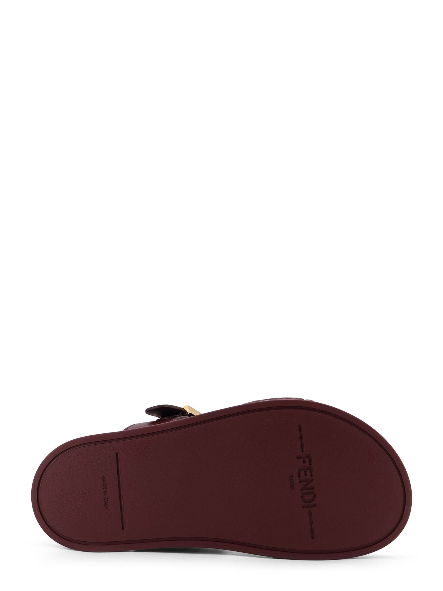 Fendi Sandals Plum Pelle