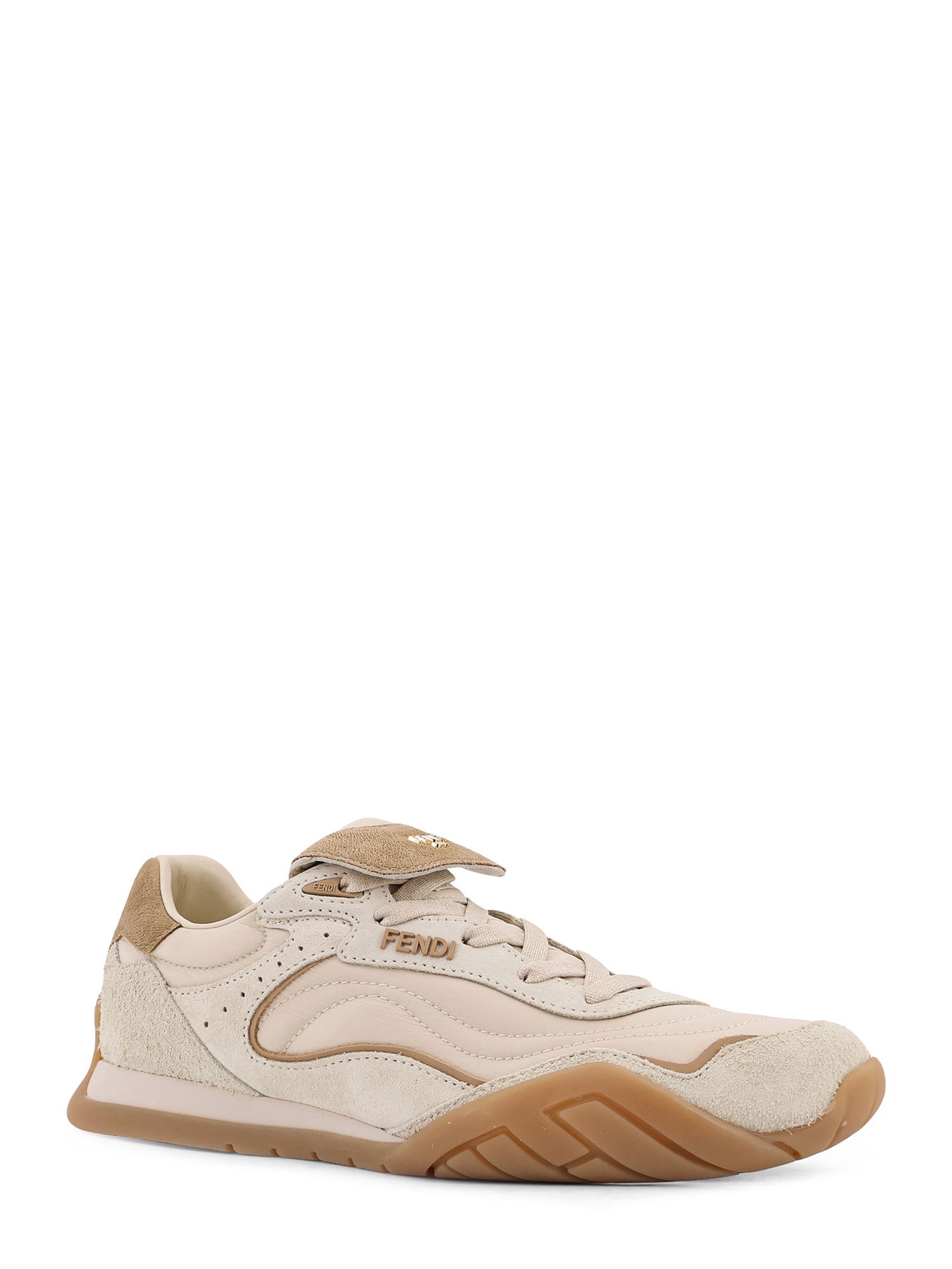Fendi Sneakers Cr.brul+tao.tau+babe Suede/nylon