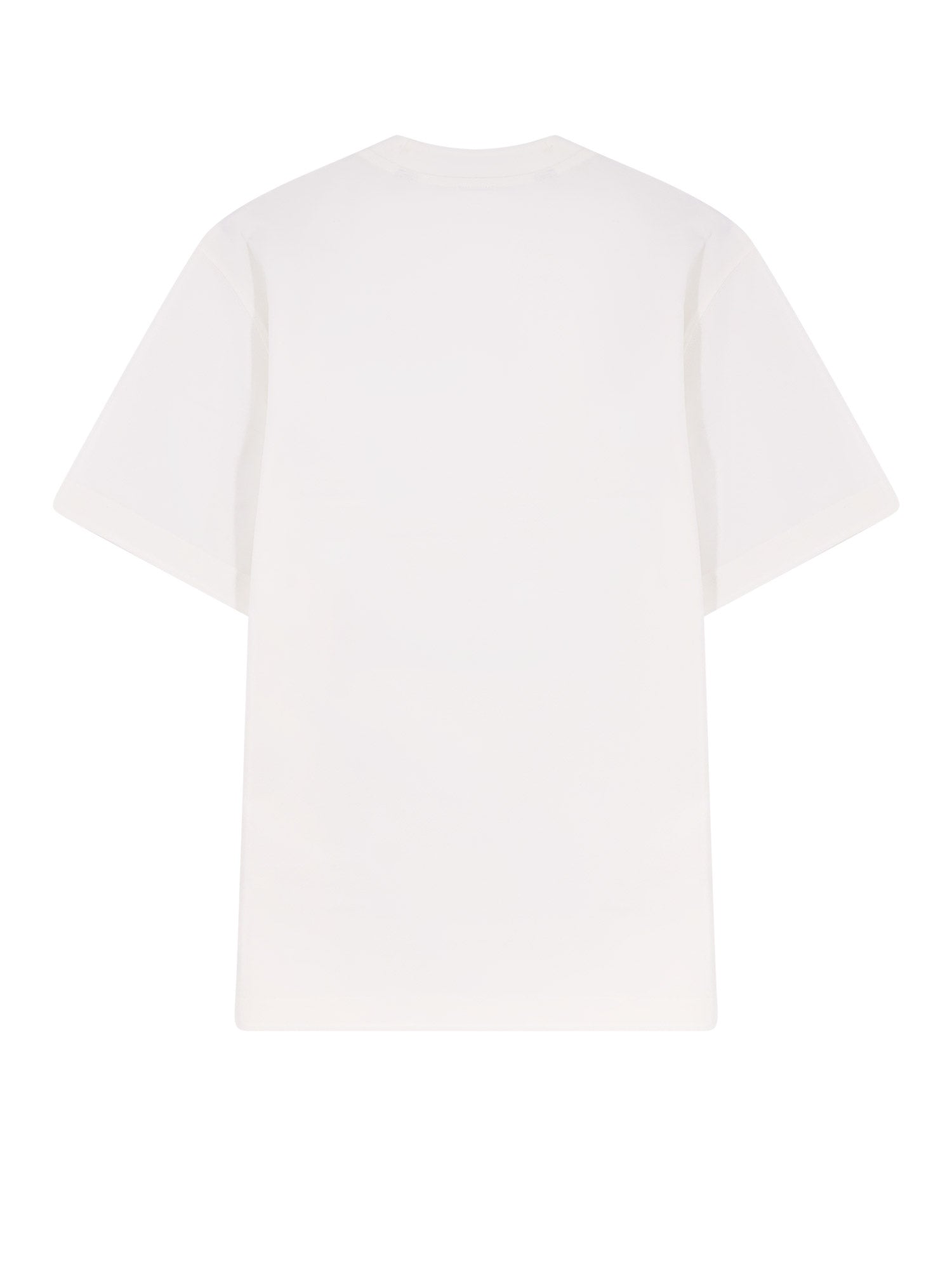 Burberry T-Shirts And Polos Chalk Cotone Elastan