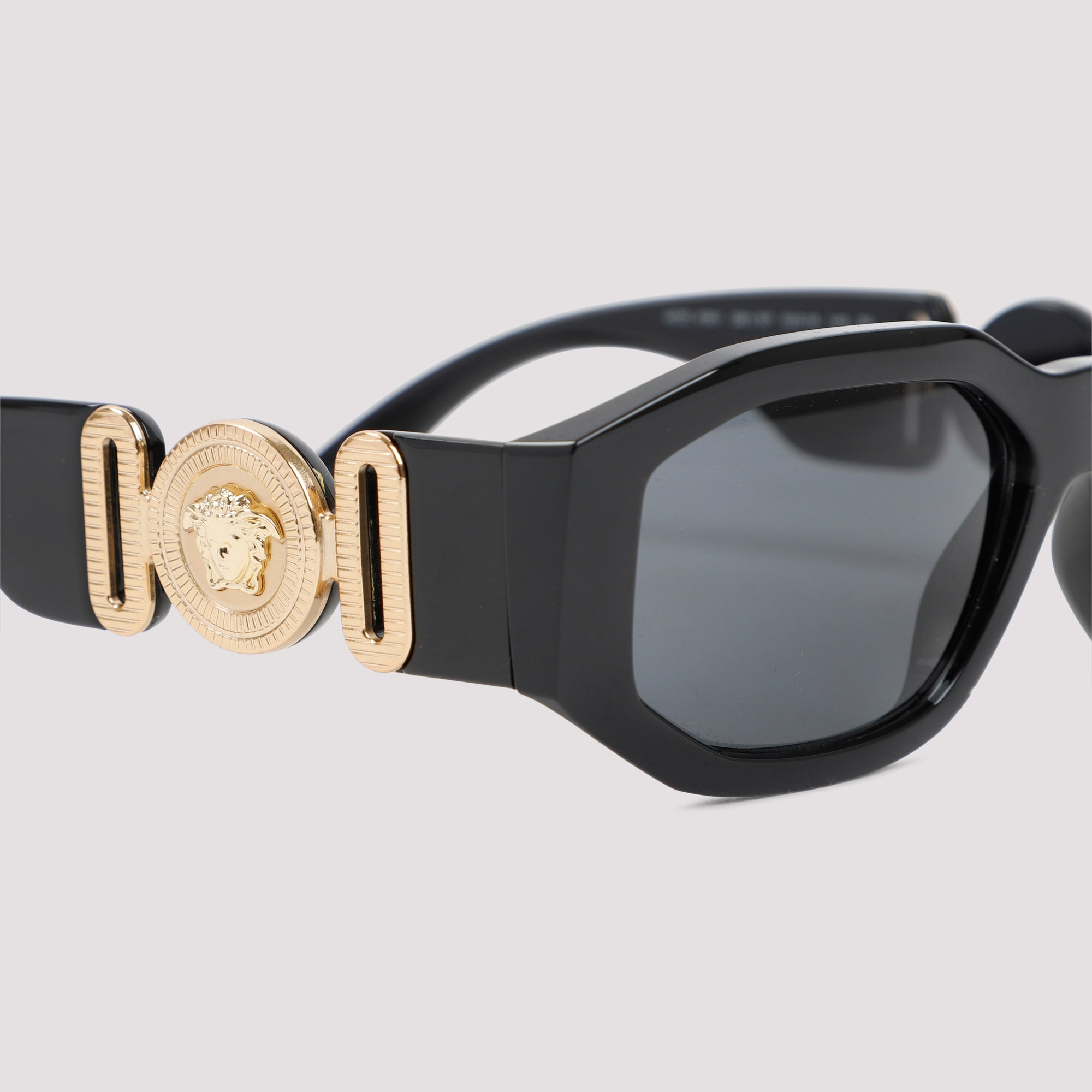 Versace Biggie Sunglasses Black Acetate Glasses