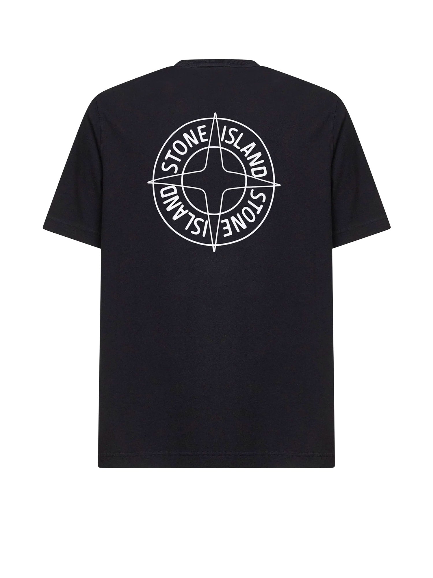 Stone Island T-Shirts And Polos Black Cotone