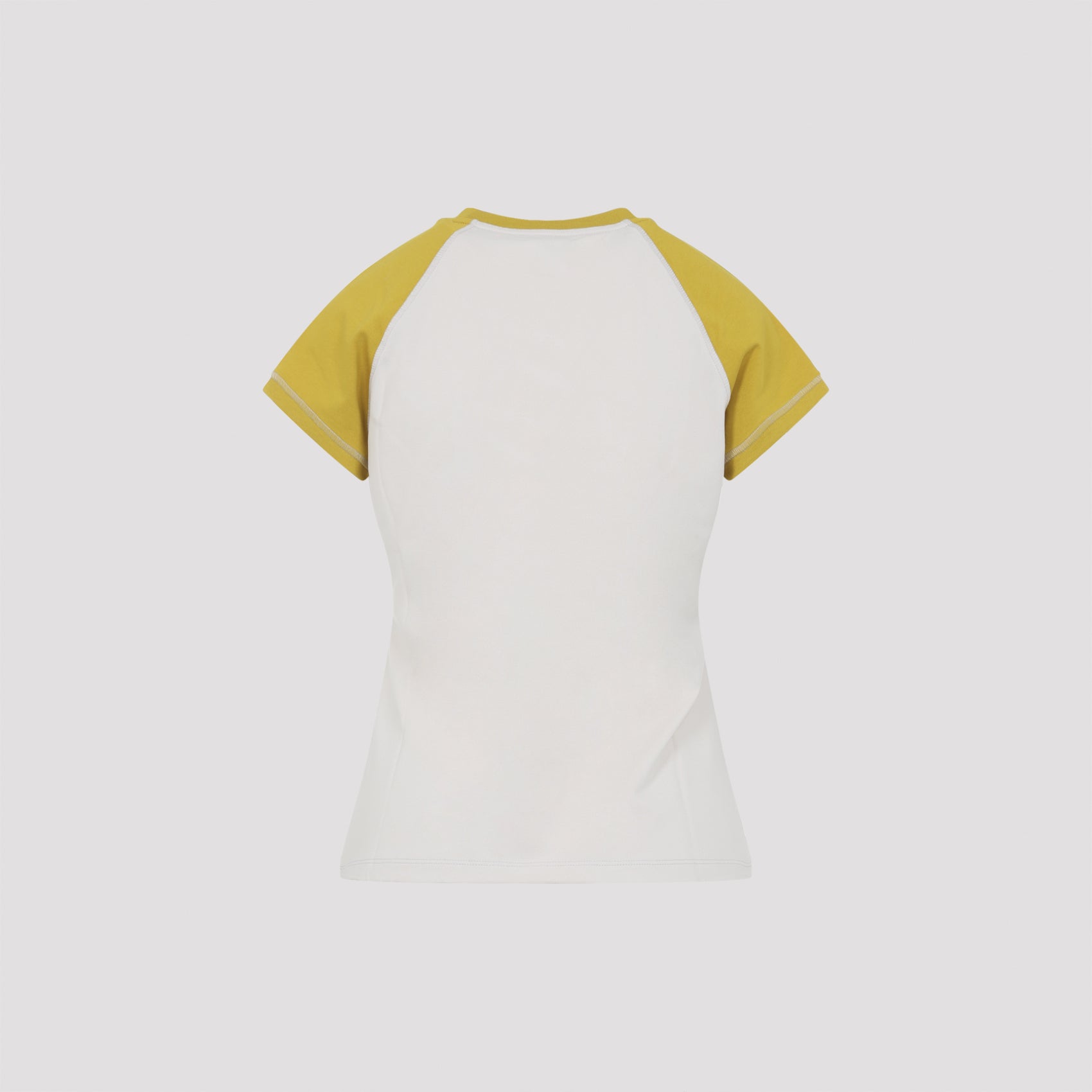 Small Fit T-shirt Nude & Neutrals Cotton Viscose Elastane Tshirt