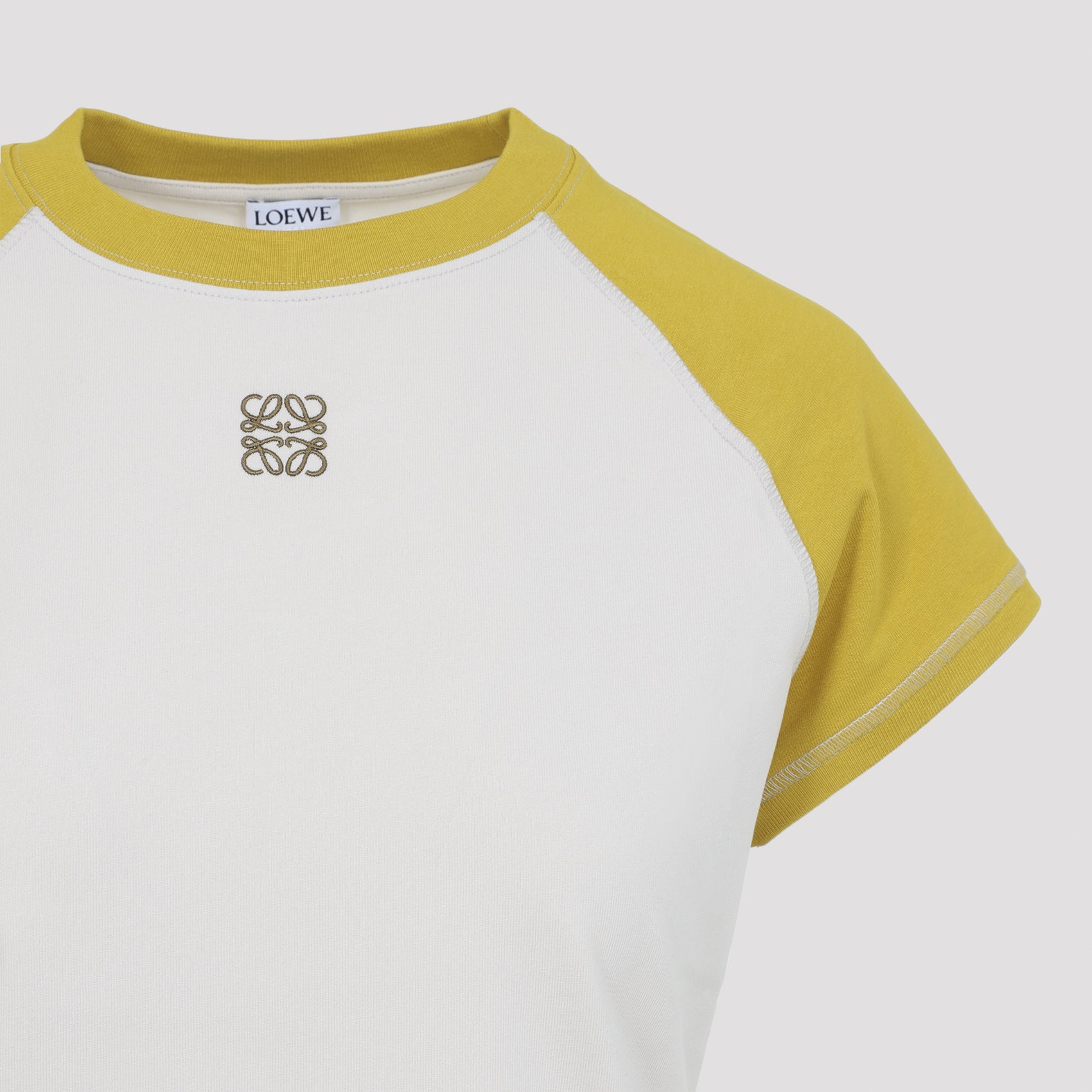 Small Fit T-shirt Nude & Neutrals Cotton Viscose Elastane Tshirt