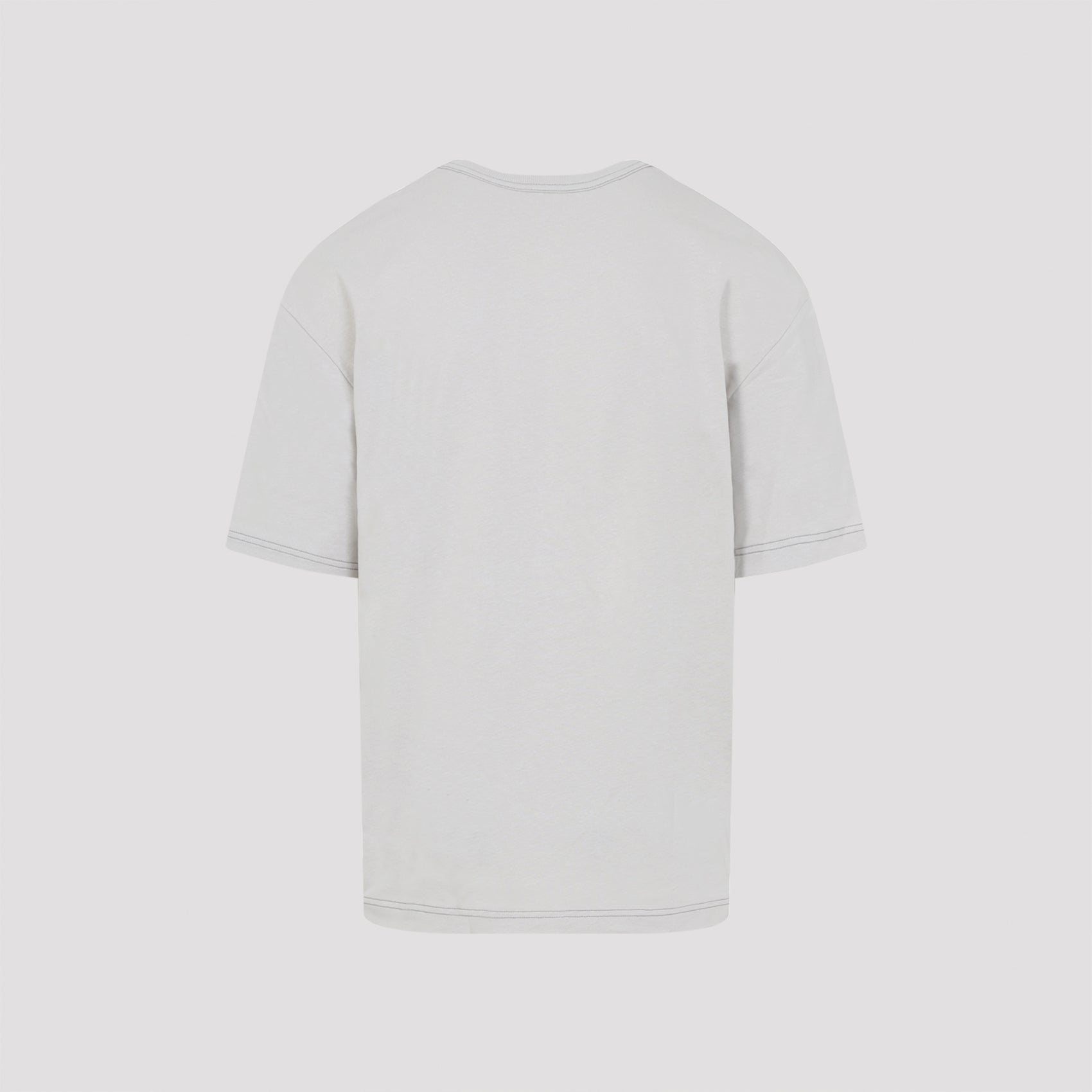 Boxy Short Sleeves T-Shirt Nude & Neutrals Cotton Linen Tshirt