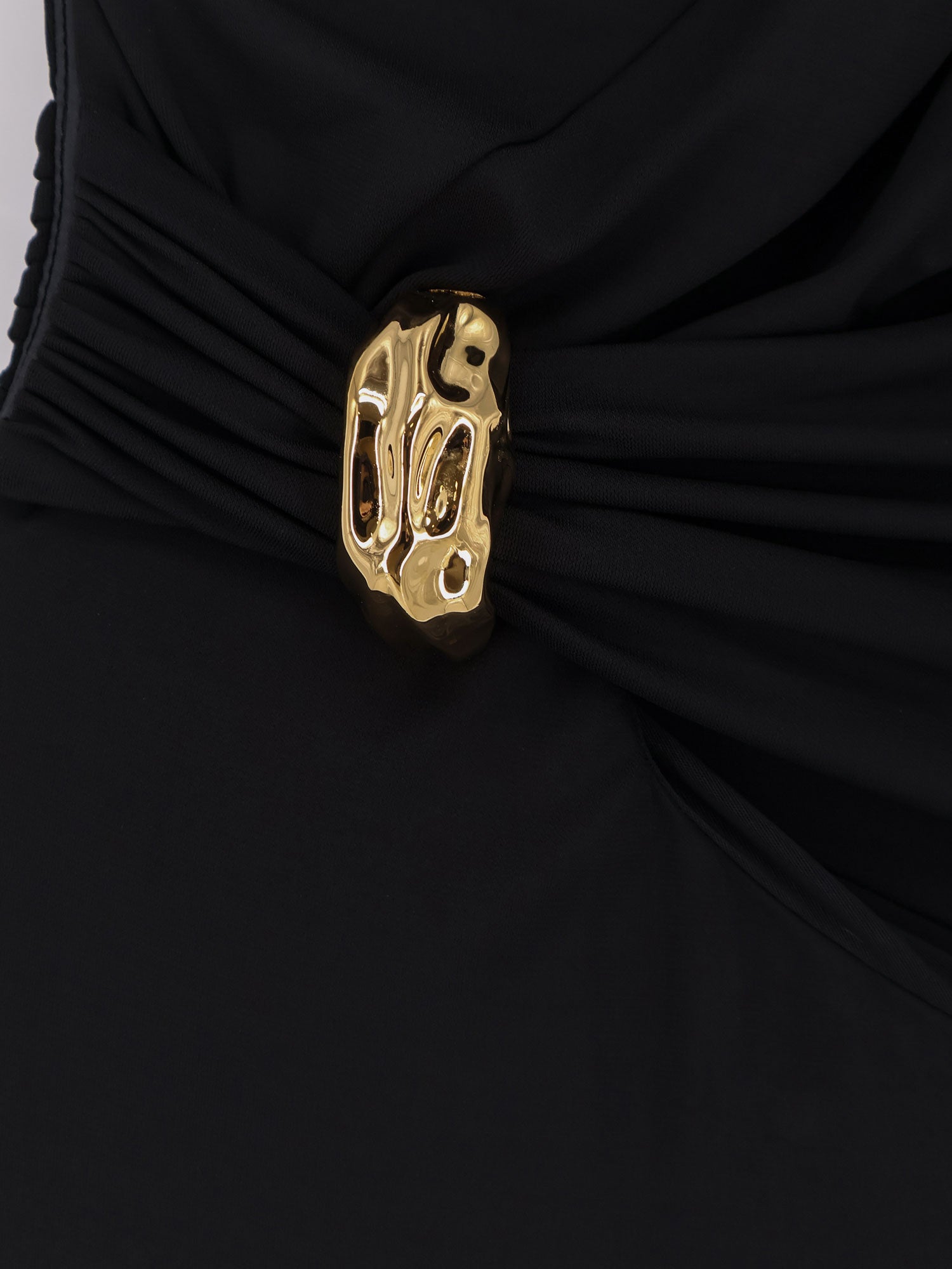 Elisabetta Franchi Dresses Black Viscosa Elastan