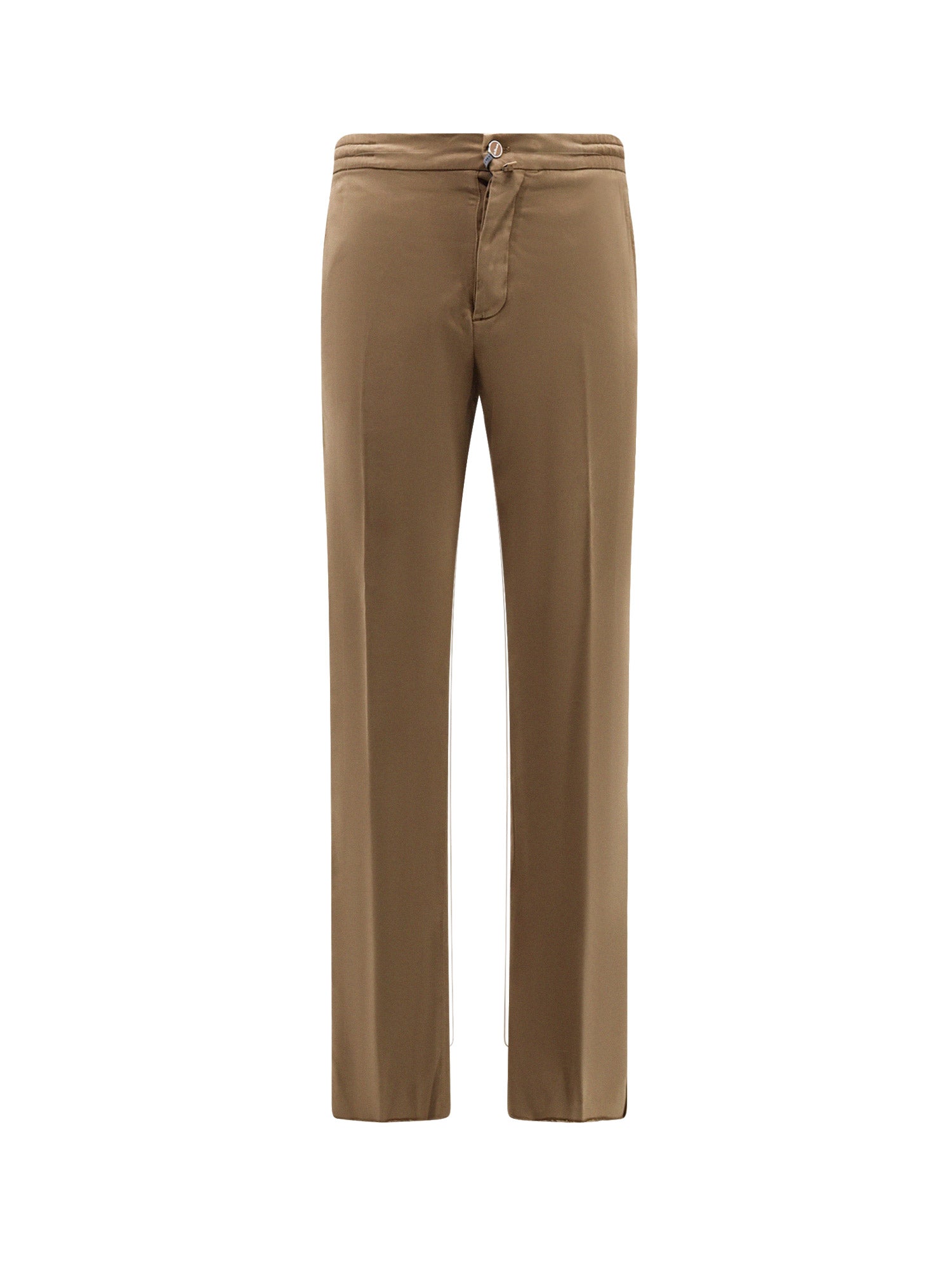 KITON CIRO PAONE RTW Brown Lyocell Elastane