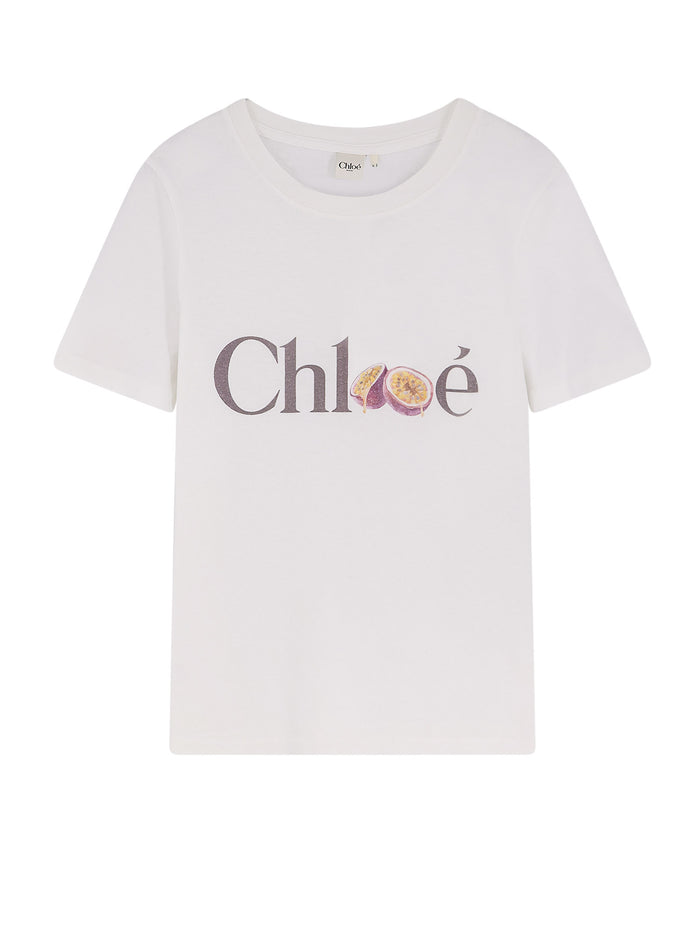 Chloè T-shirts and Polos White Cotone