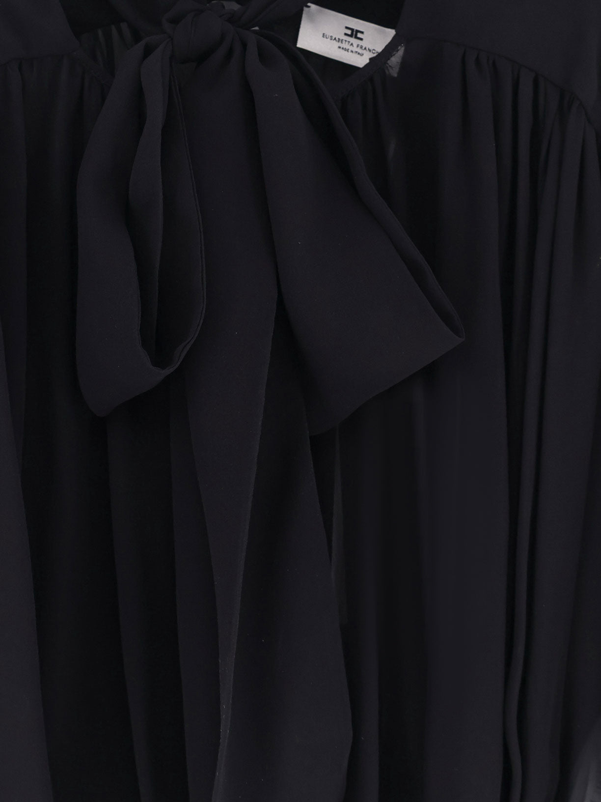 Elisabetta Franchi Shirts Black Seta