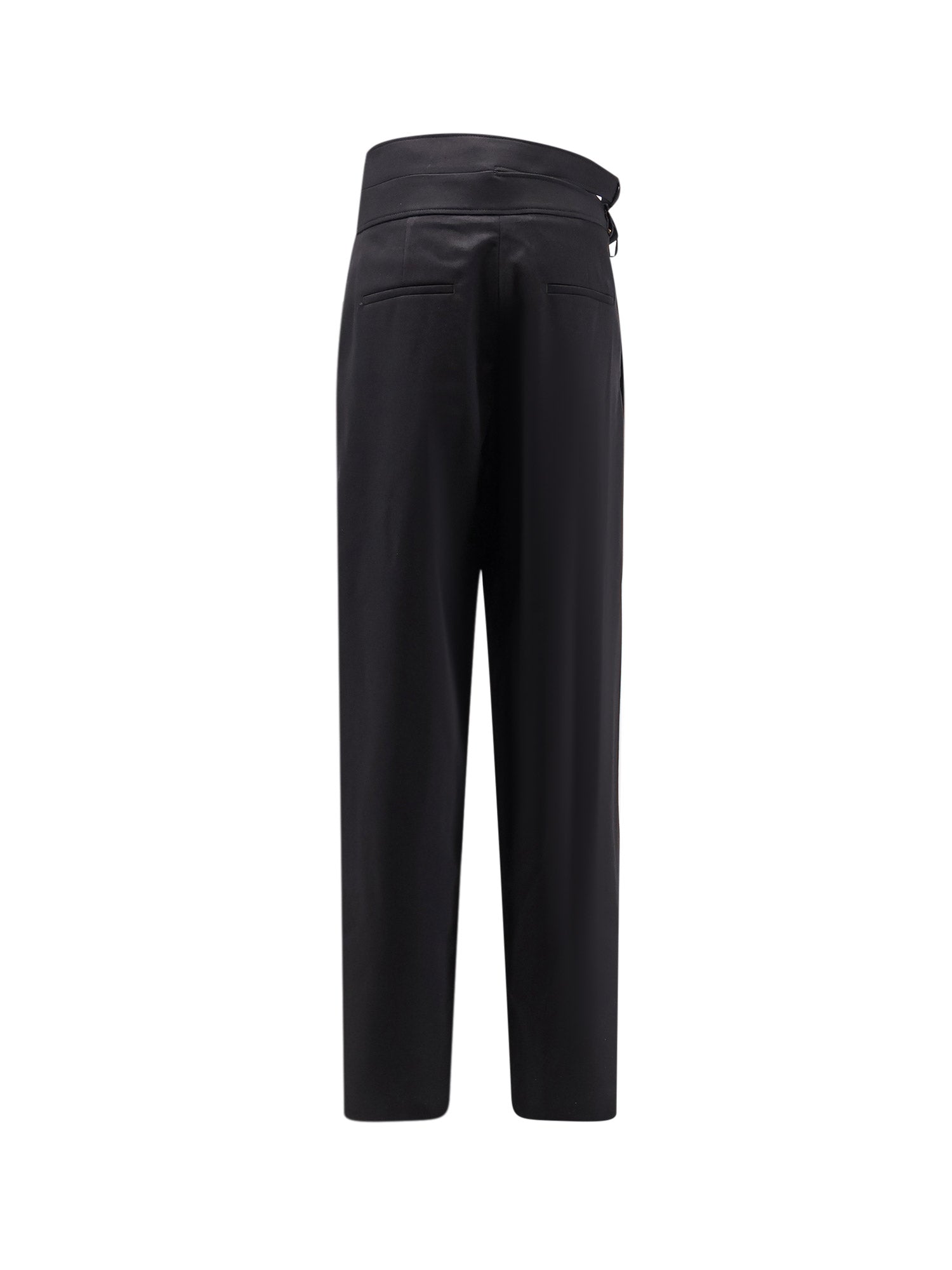 Chloè Rtw Black Lana Vergine