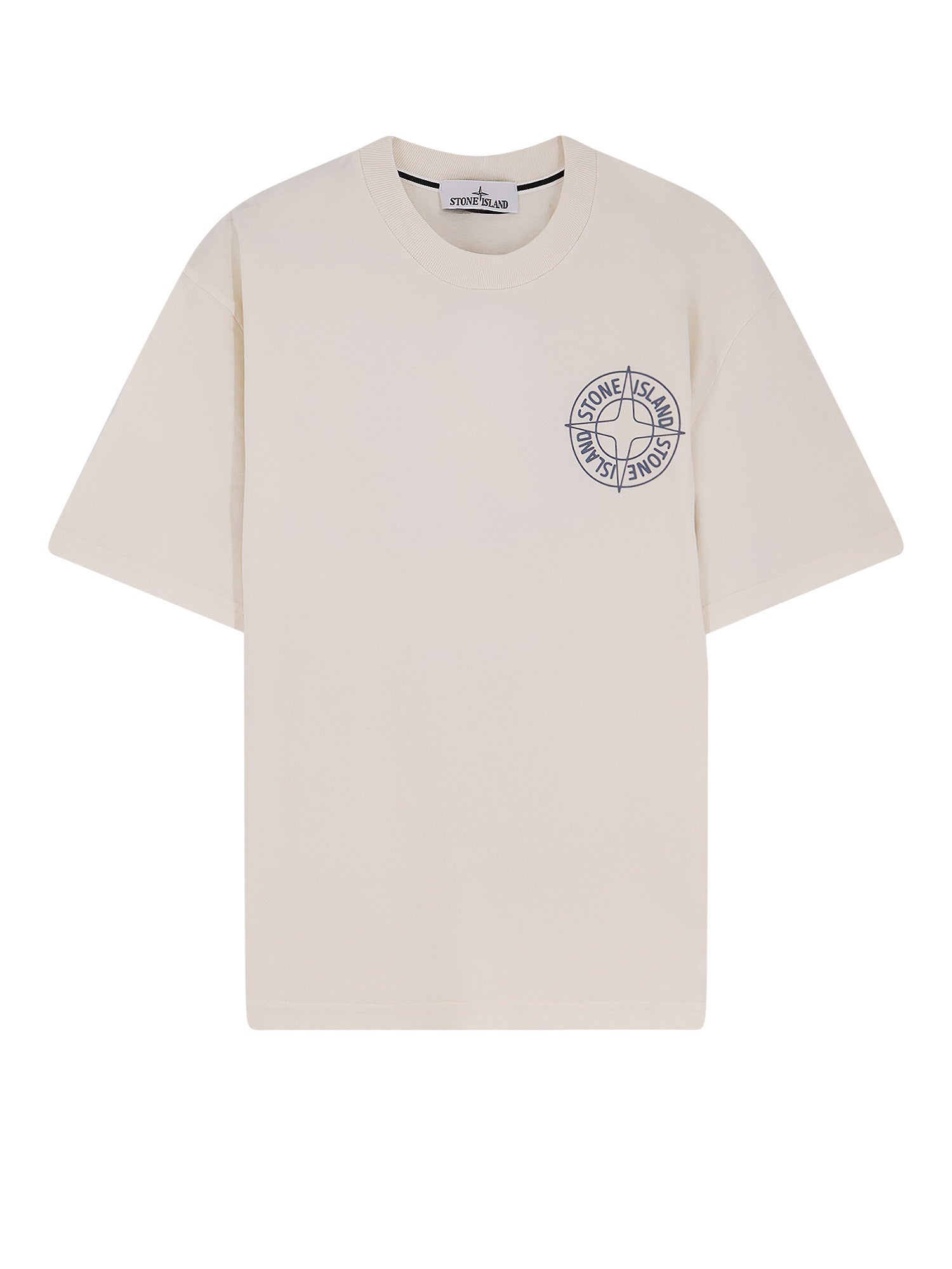 Stone Island T-shirts and Polos White Cotone