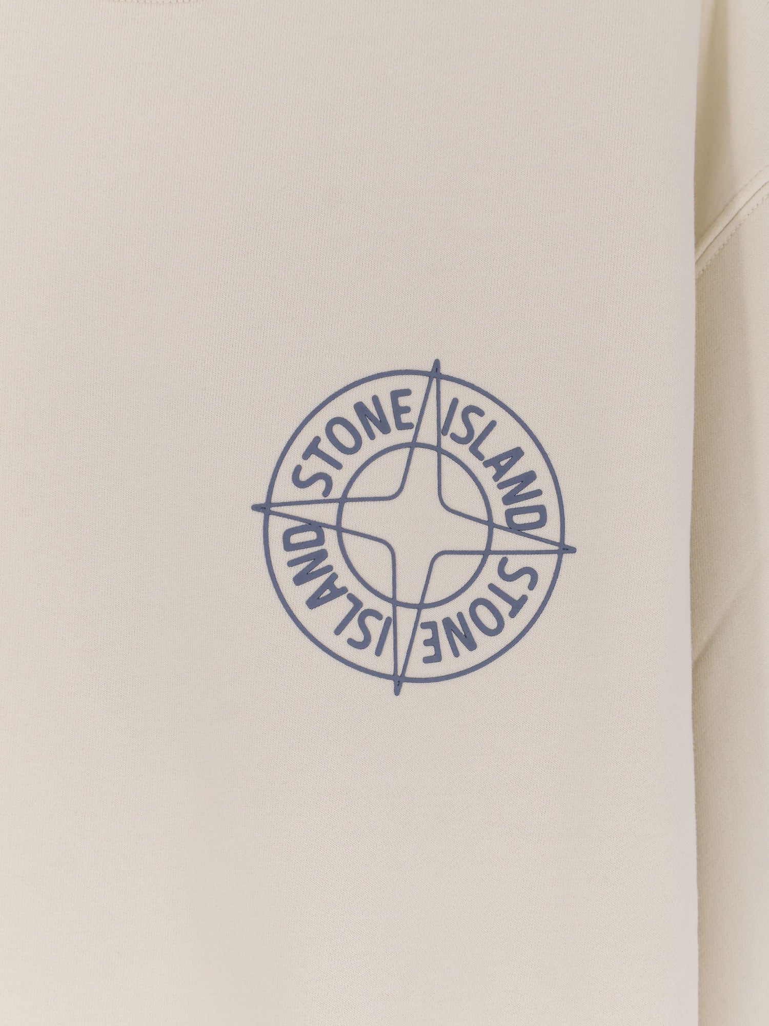 Stone Island Sweaters Ivory Cotone