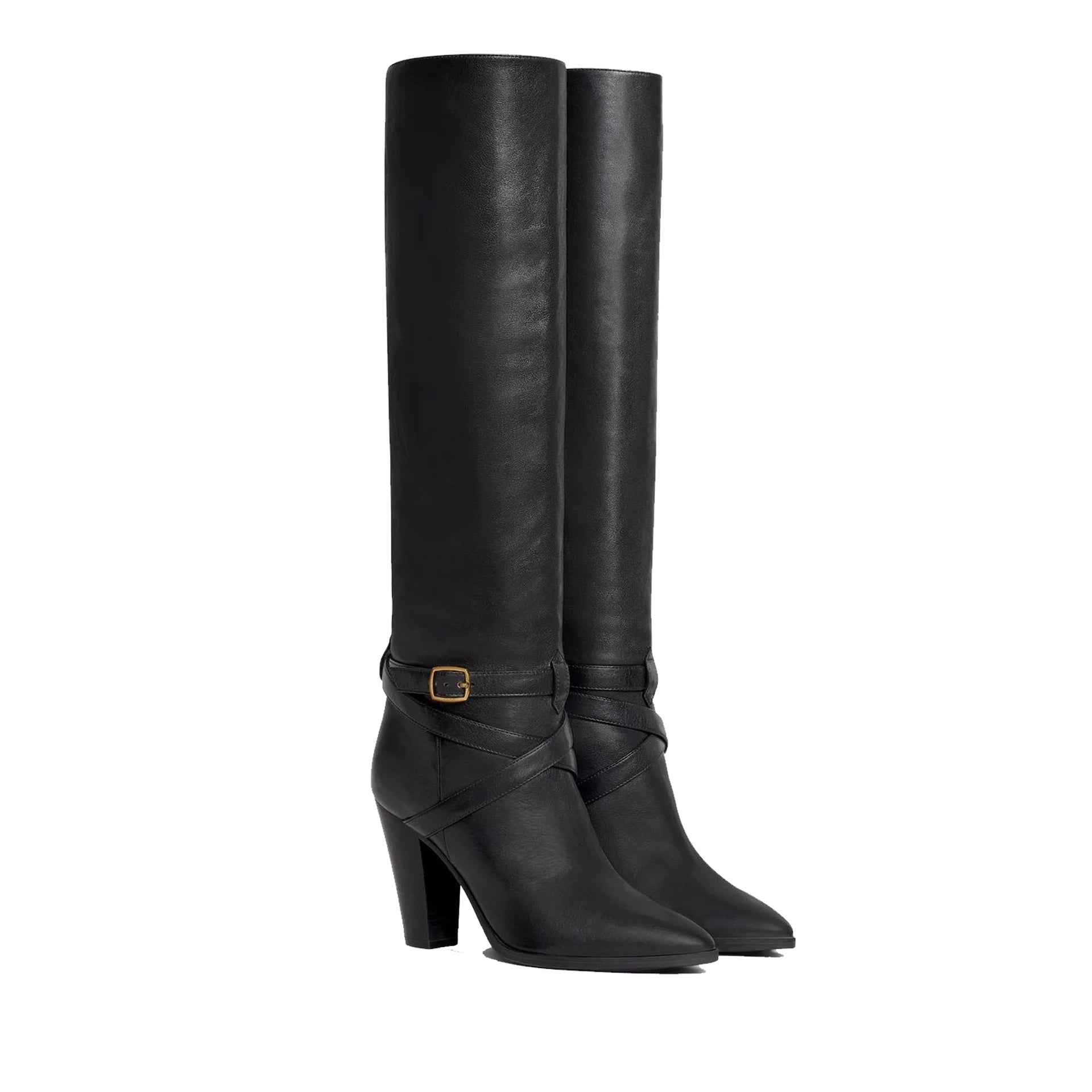 Wiltern Boots Black Calf Leather