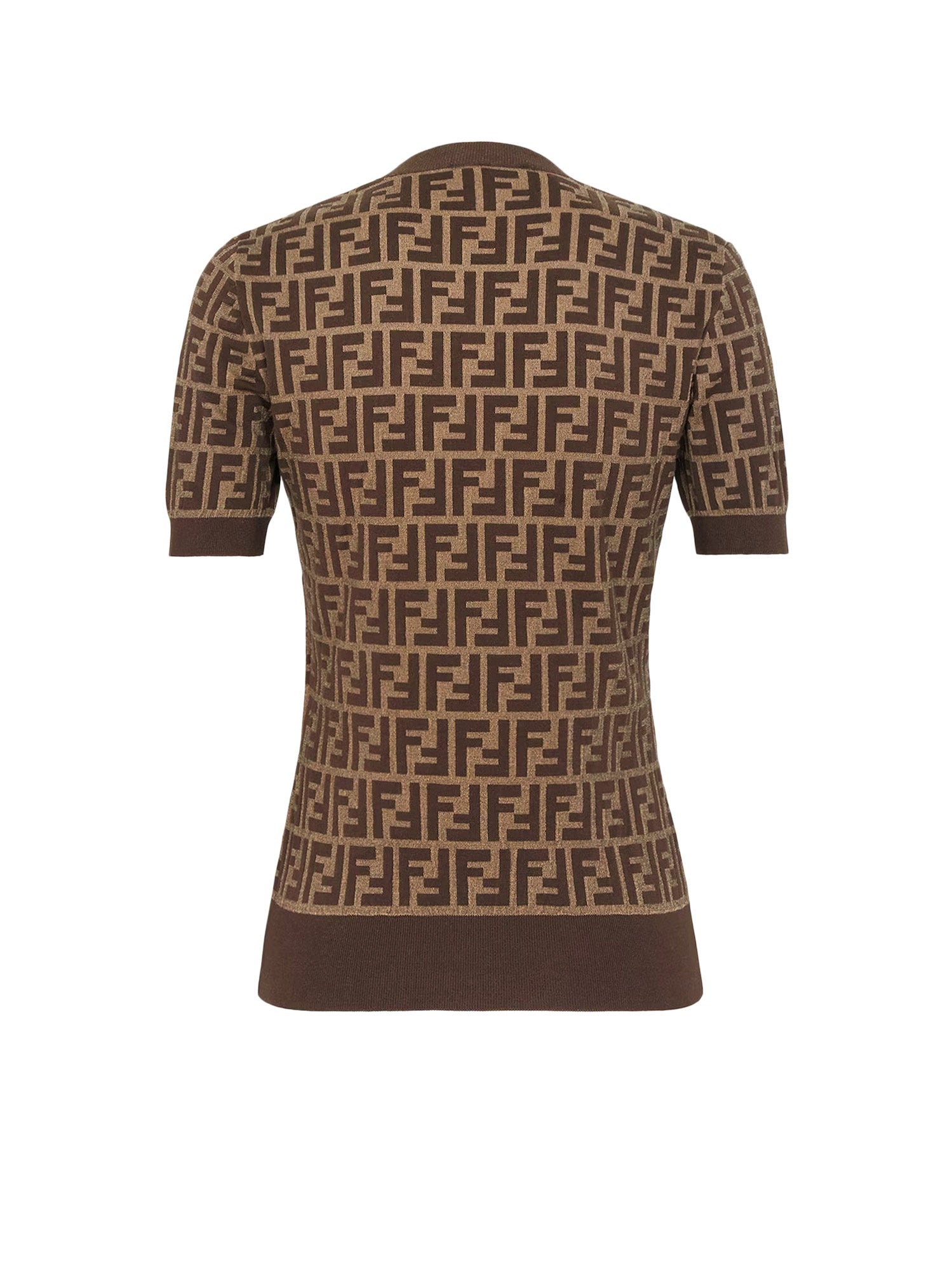 Fendi Sweaters Tobacco Cotone Poliammide