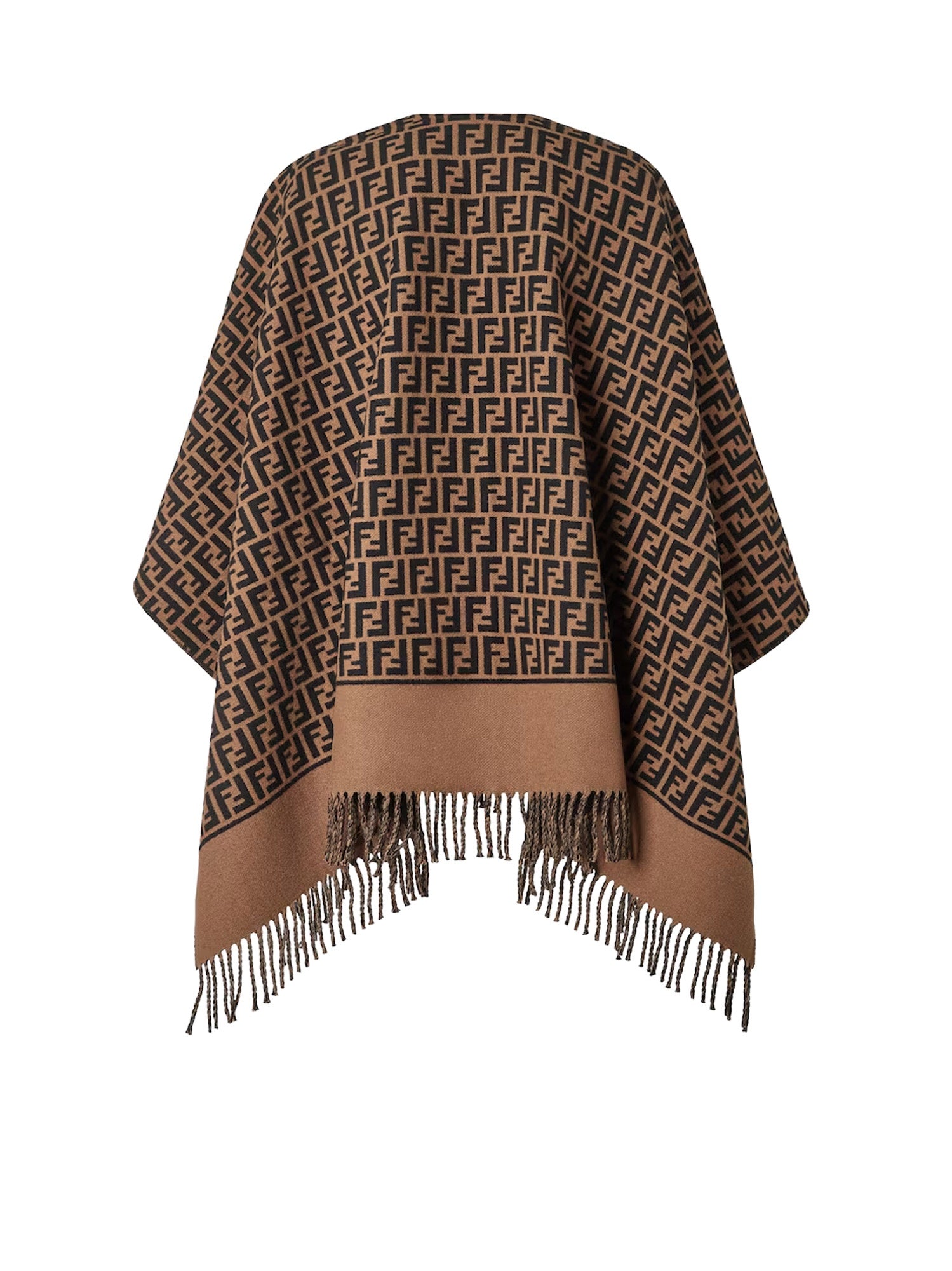 Fendi Jackets Brown Lana Vergine Cashmere