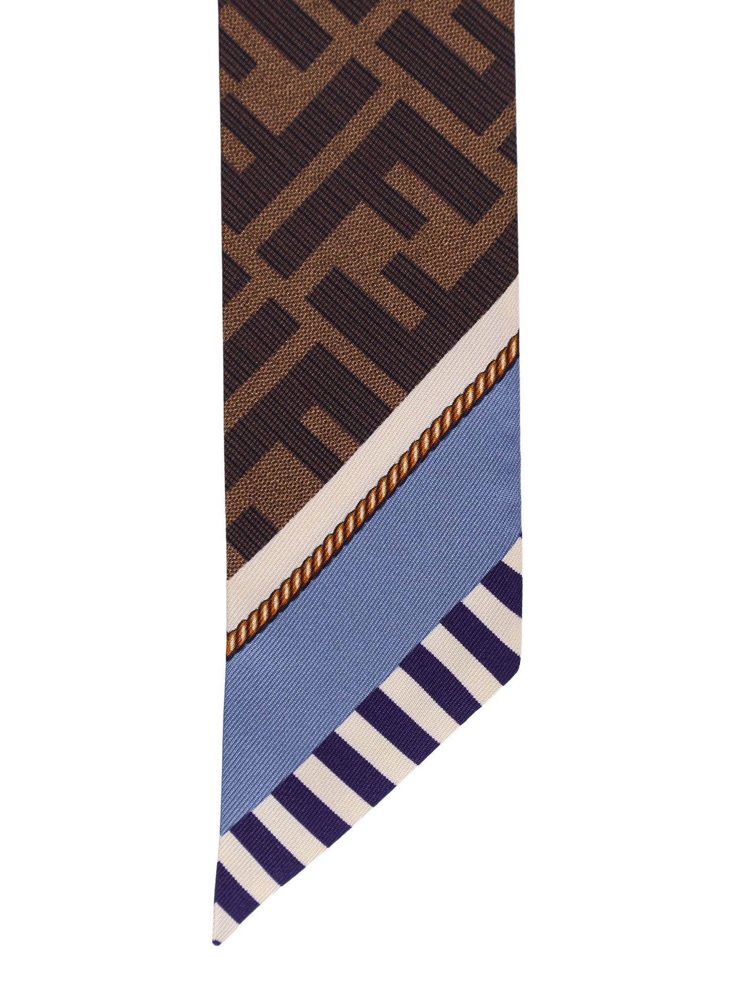 Fendi Scarfs Violet Blue Seta