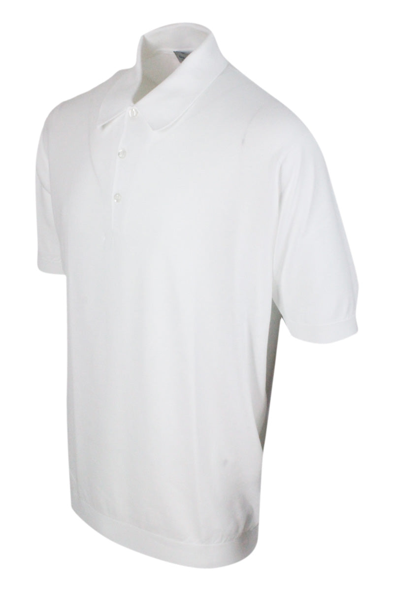 John Smedley T-Shirts And Polos White 100co