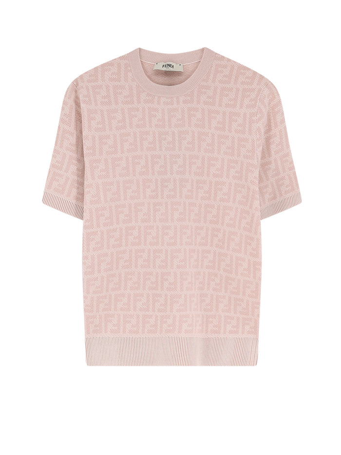 Fendi Sweaters Grapefruit 26 Lana Seta