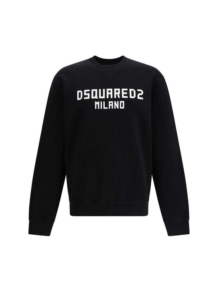 Dsquared2 98% COTTON; 2% ELASTANE sweatshirt in black