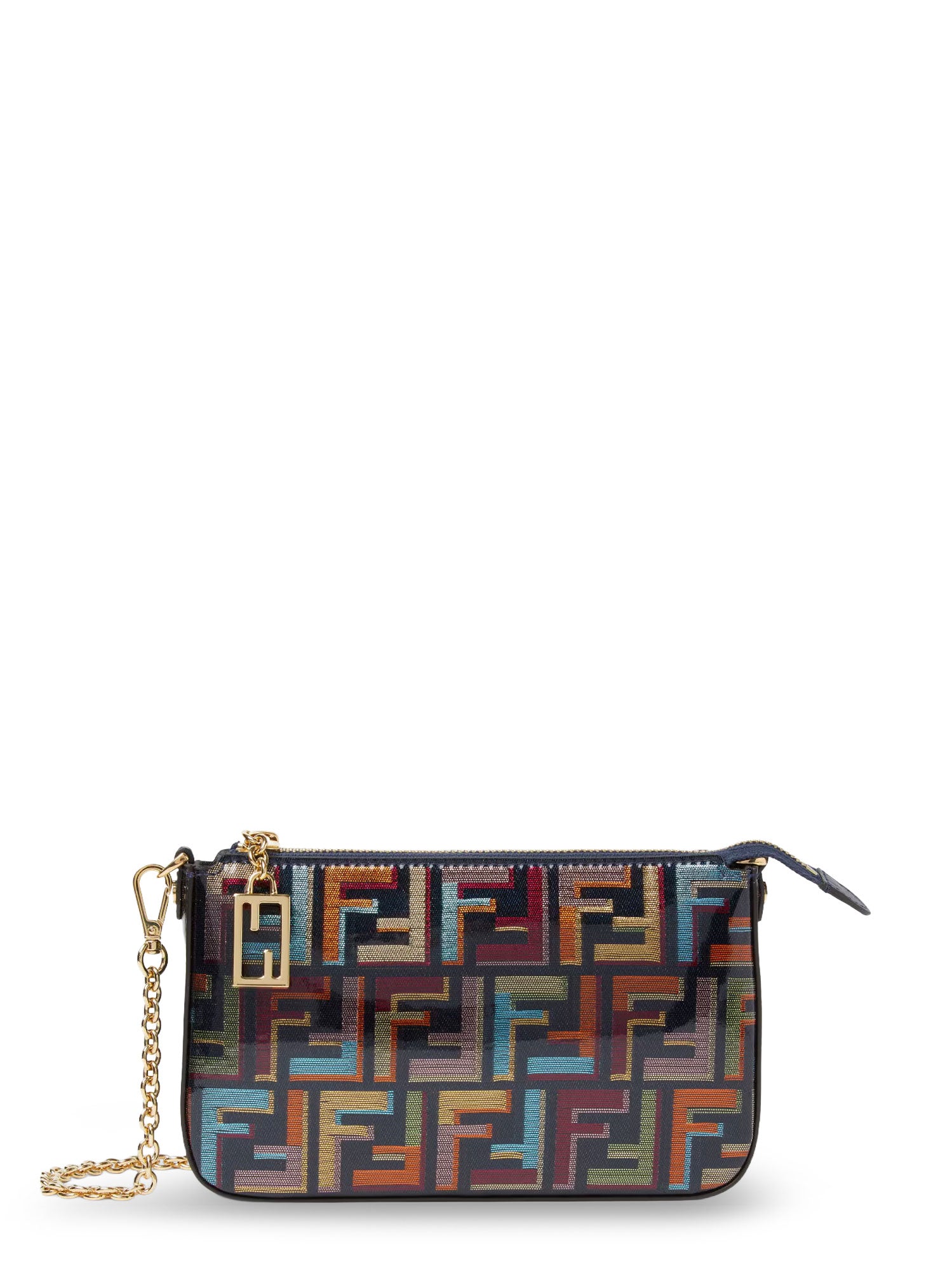 Fendi Bags Mlc Blu Abisso Tessuto Ff