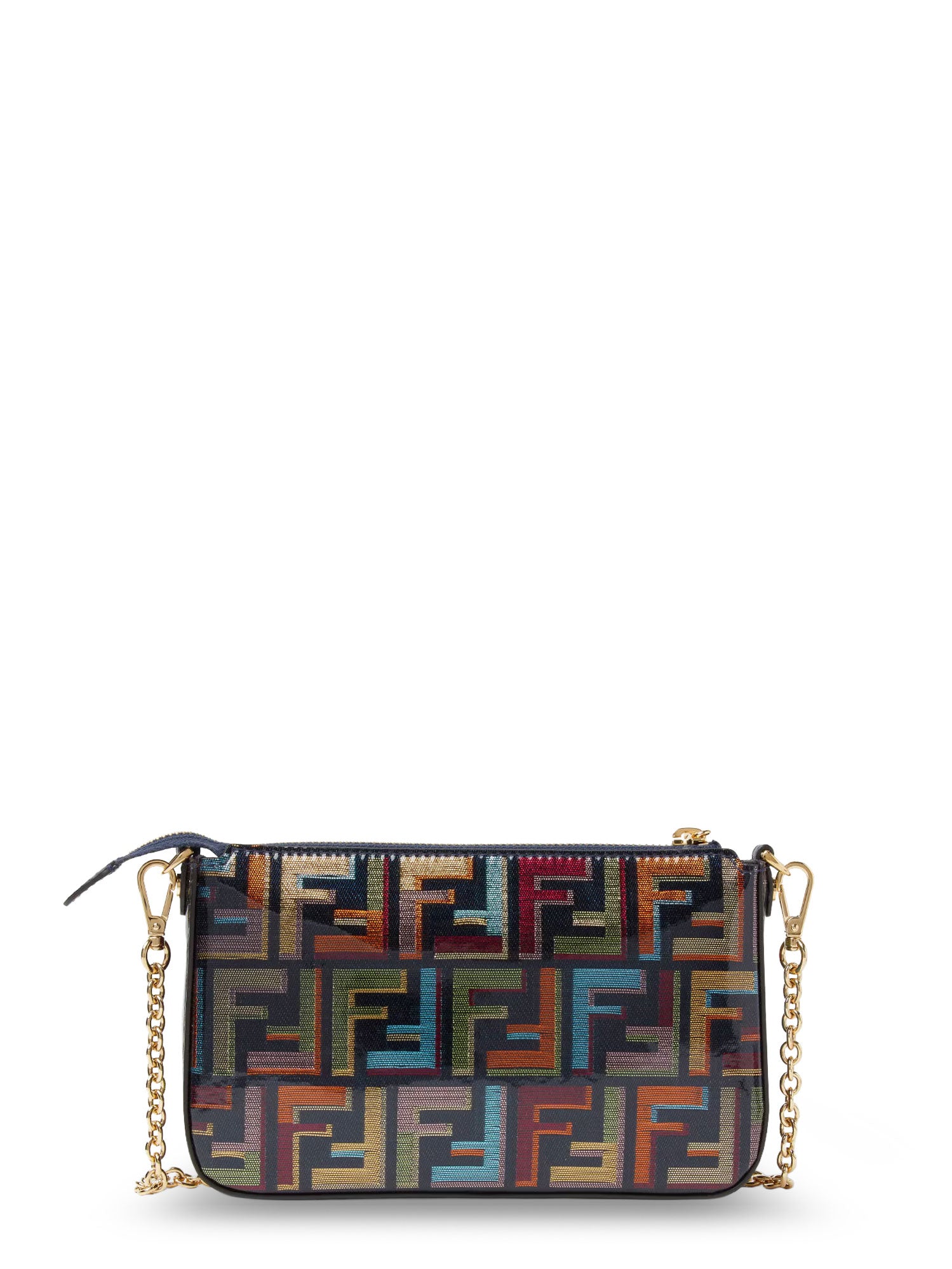 Fendi Bags Mlc Blu Abisso Tessuto Ff