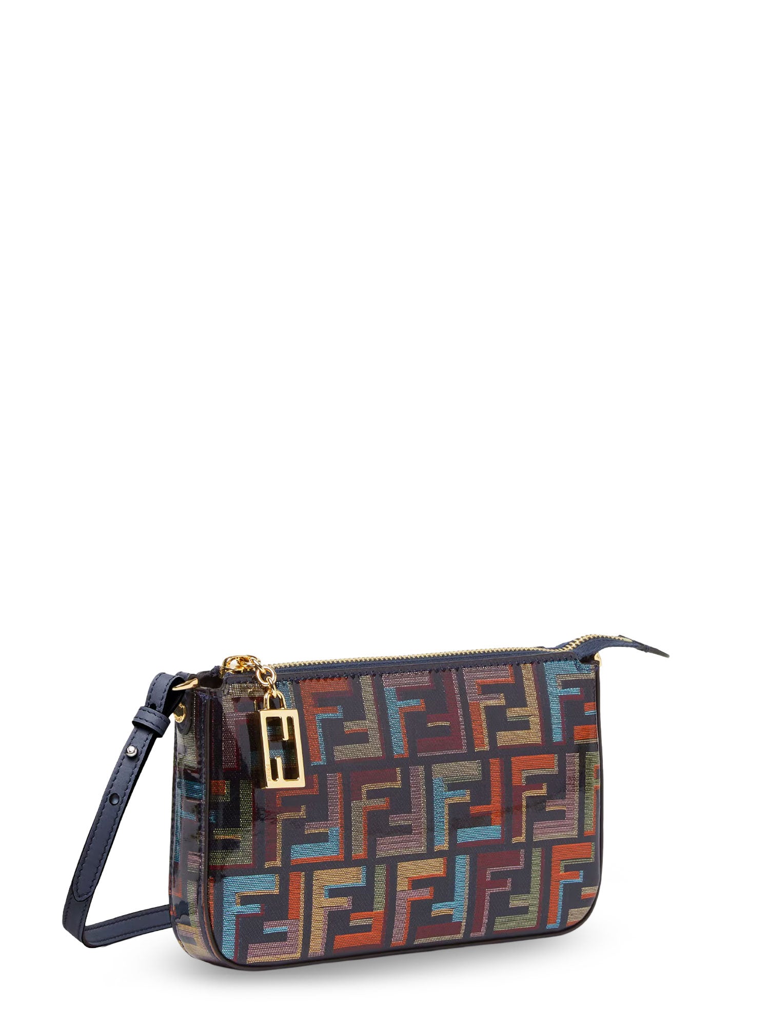Fendi Bags Mlc Blu Abisso Tessuto Ff