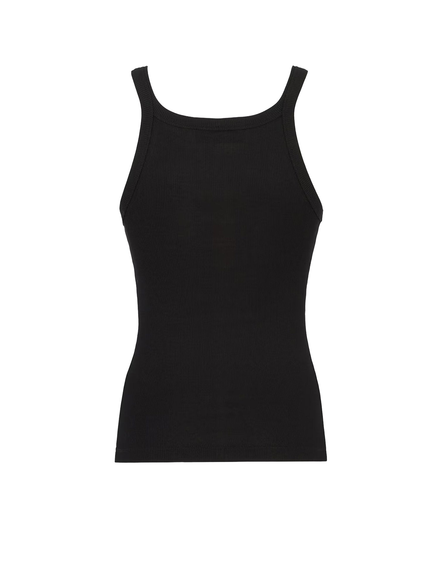 Fendi T-shirts and Polos Black Cotone Elastan