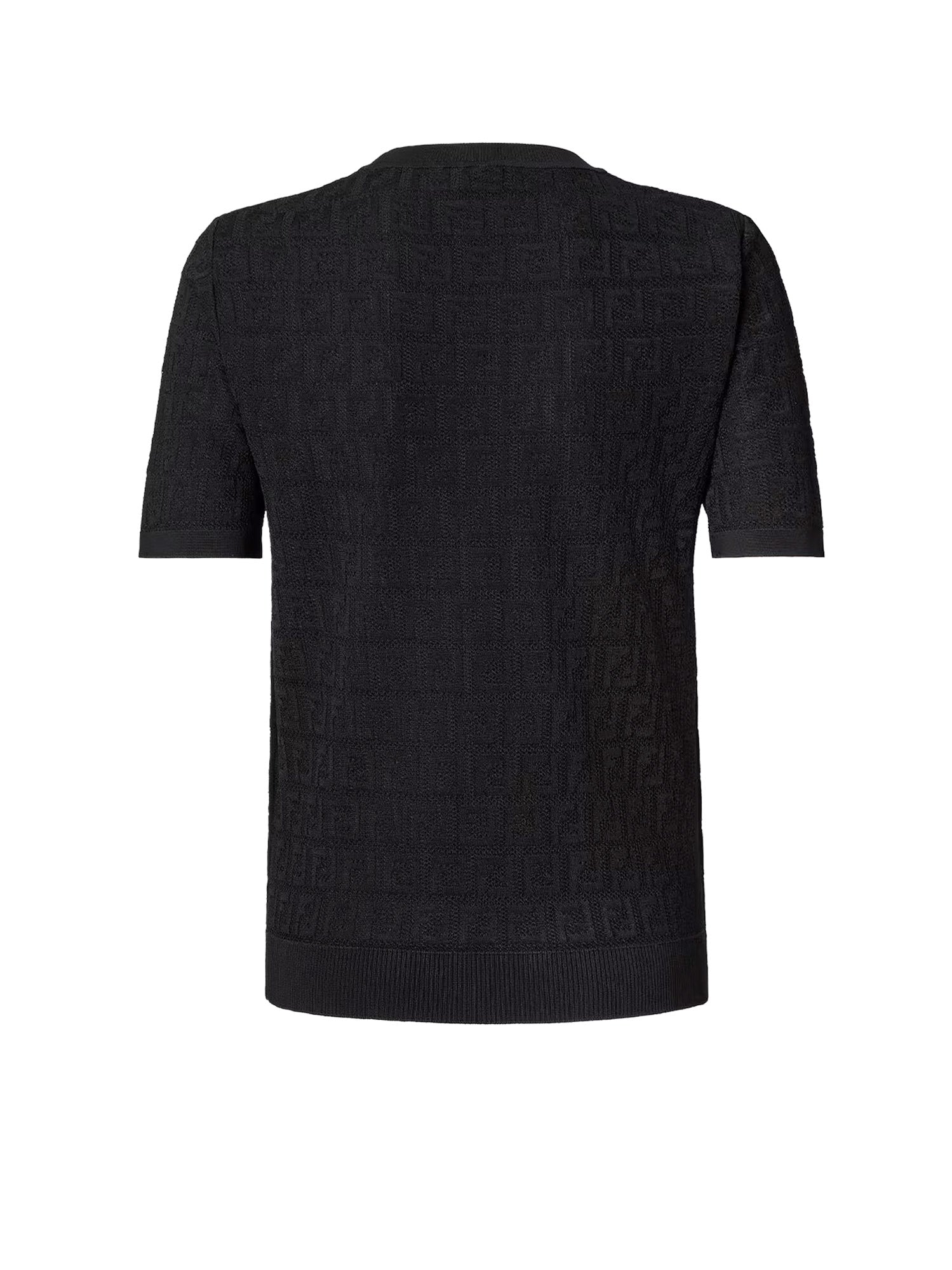 Fendi Sweaters Black Cotone Viscosa